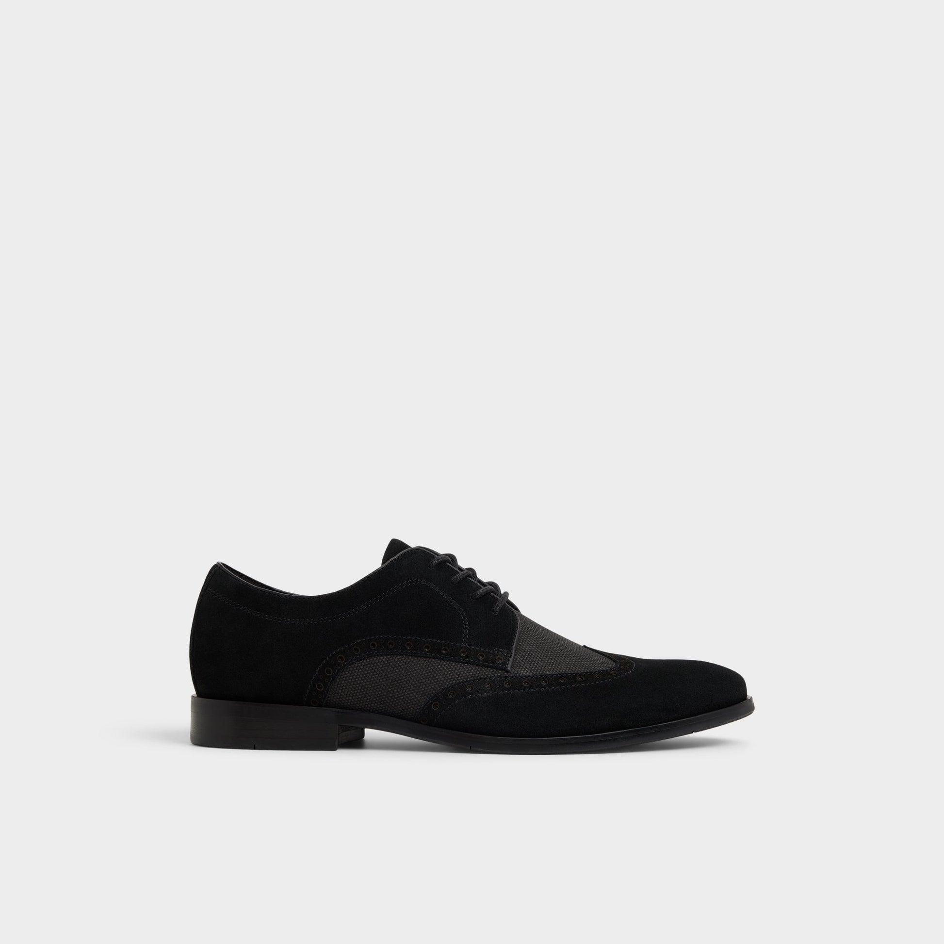Main View of Open Black Sargasso Oxford shoe for Mens