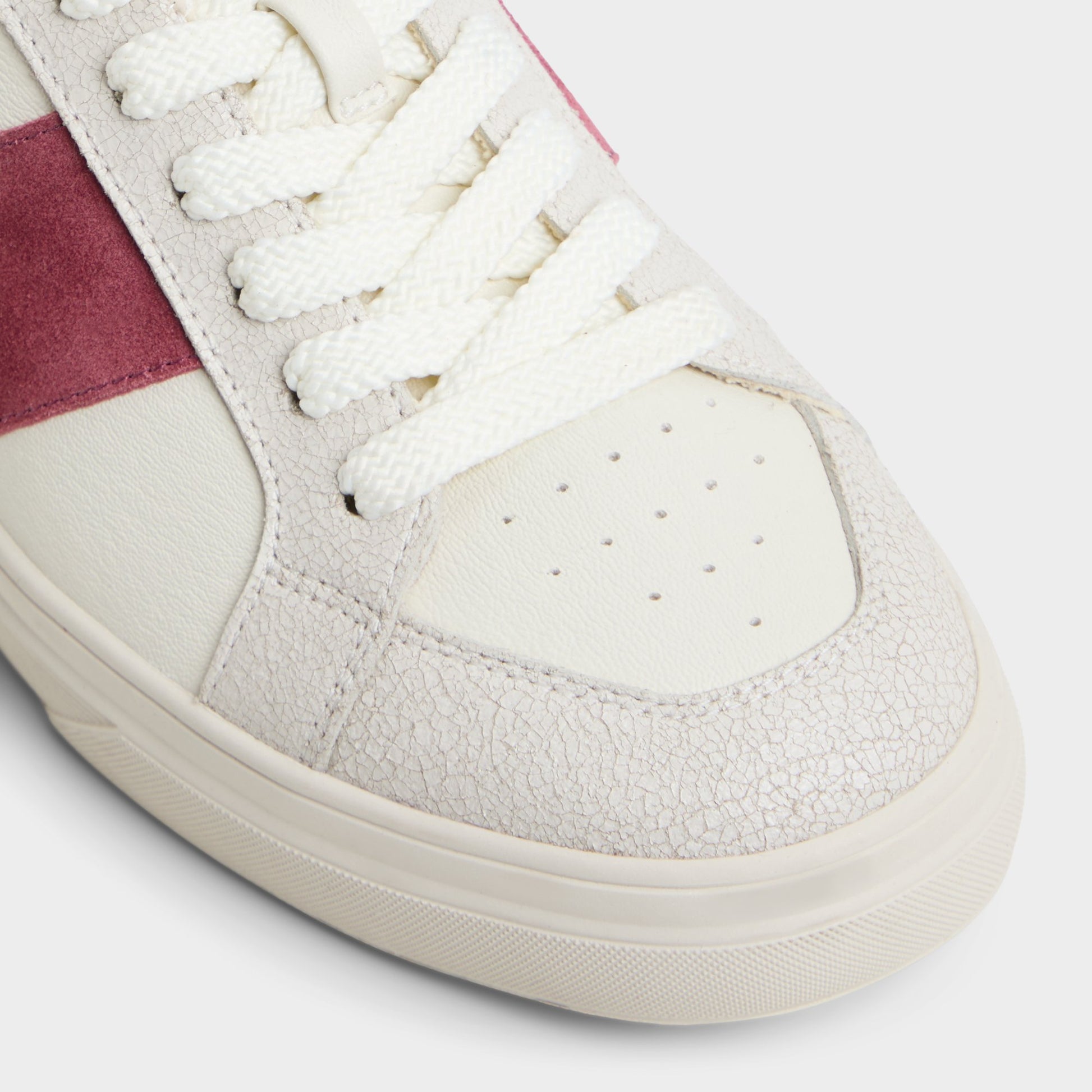Close-up of the Other White Braxton Low top sneaker