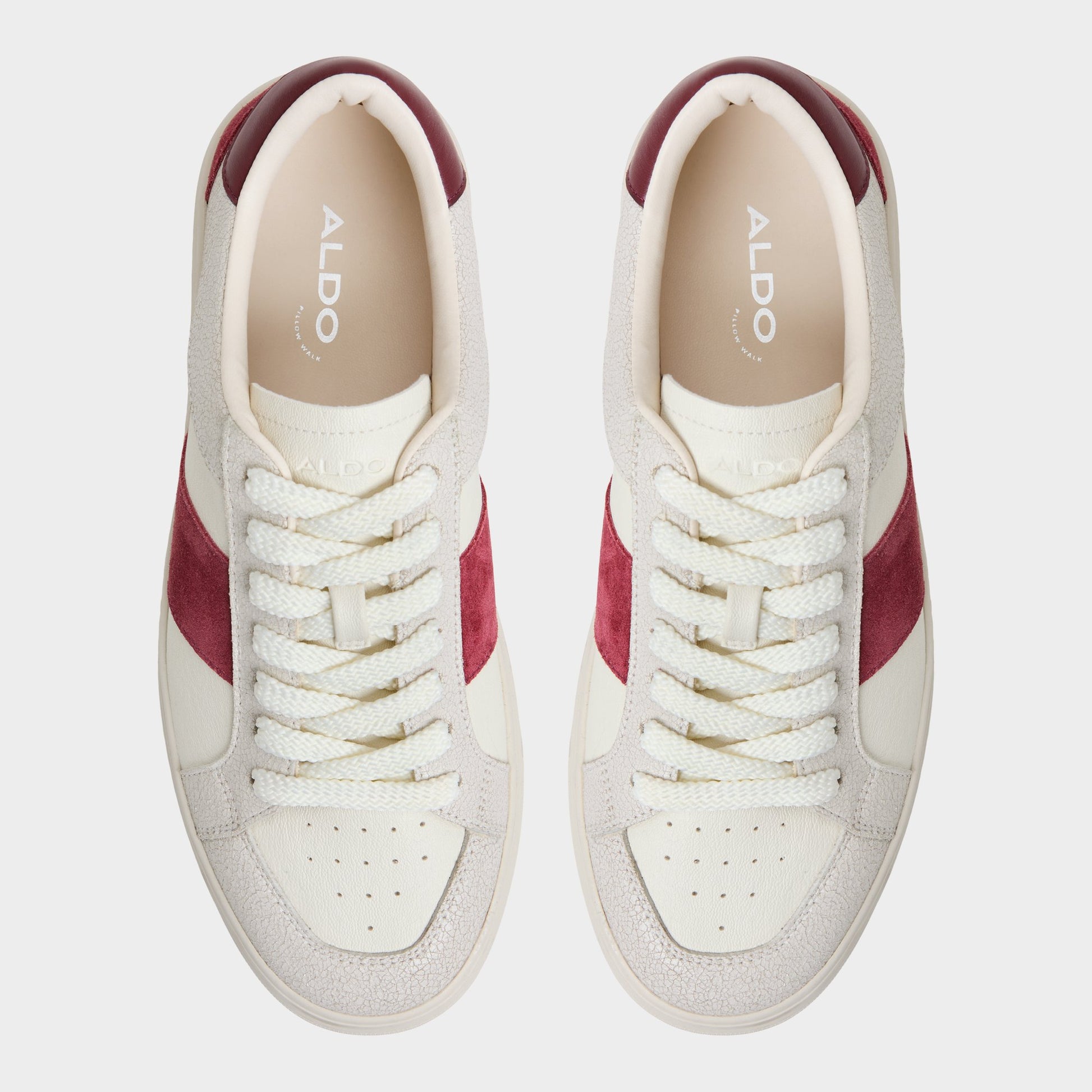 Top-down view of the Other White Braxton Low top sneaker