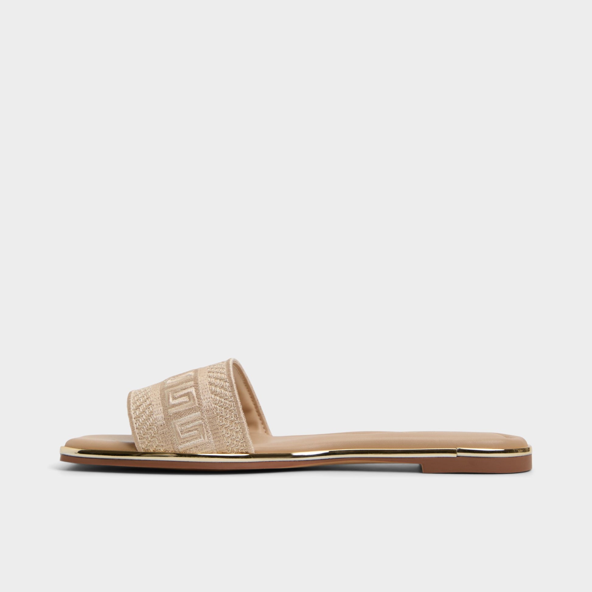 Side view of Sand Oceania Slide sandal