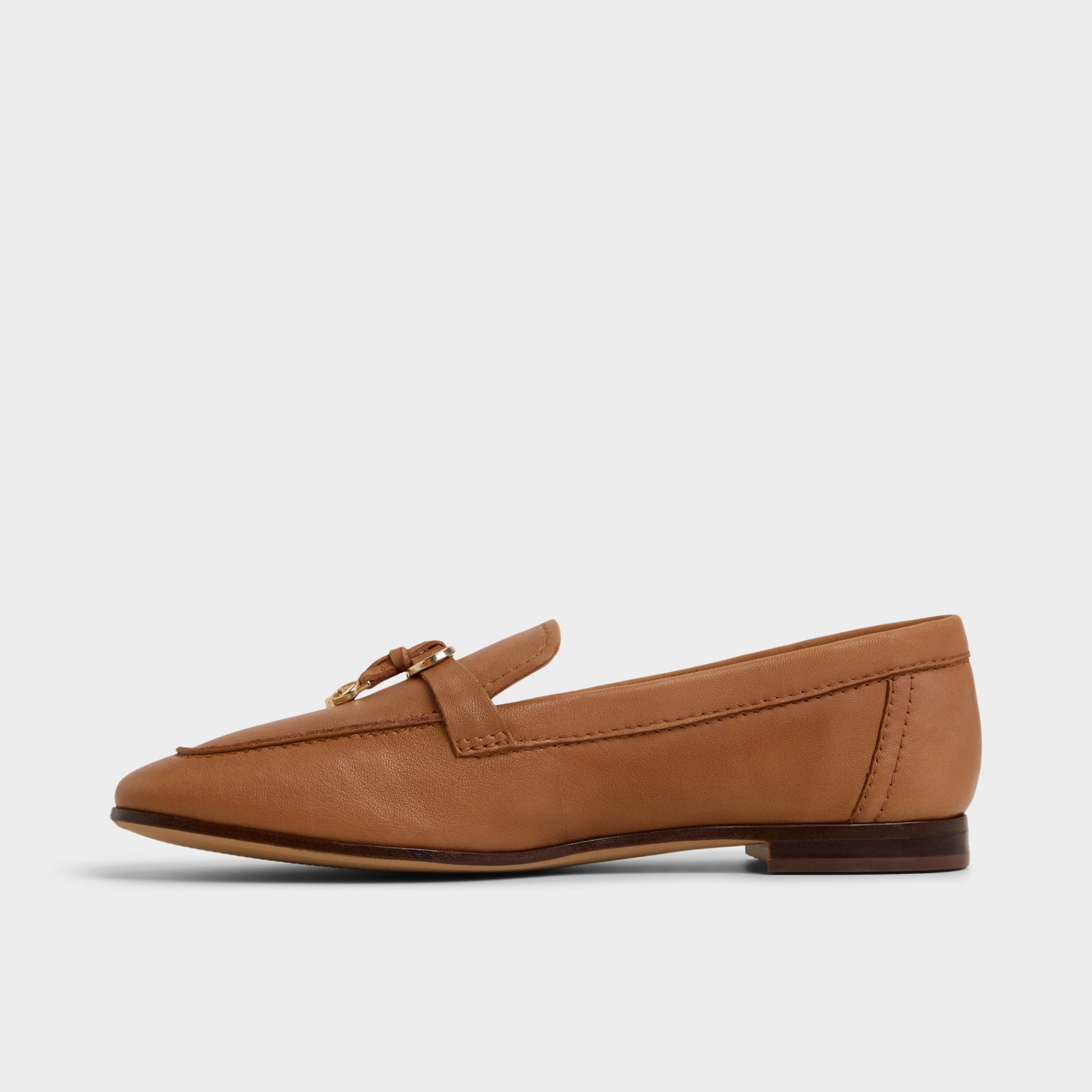 Side view of Medium brown Ybilide Loafer