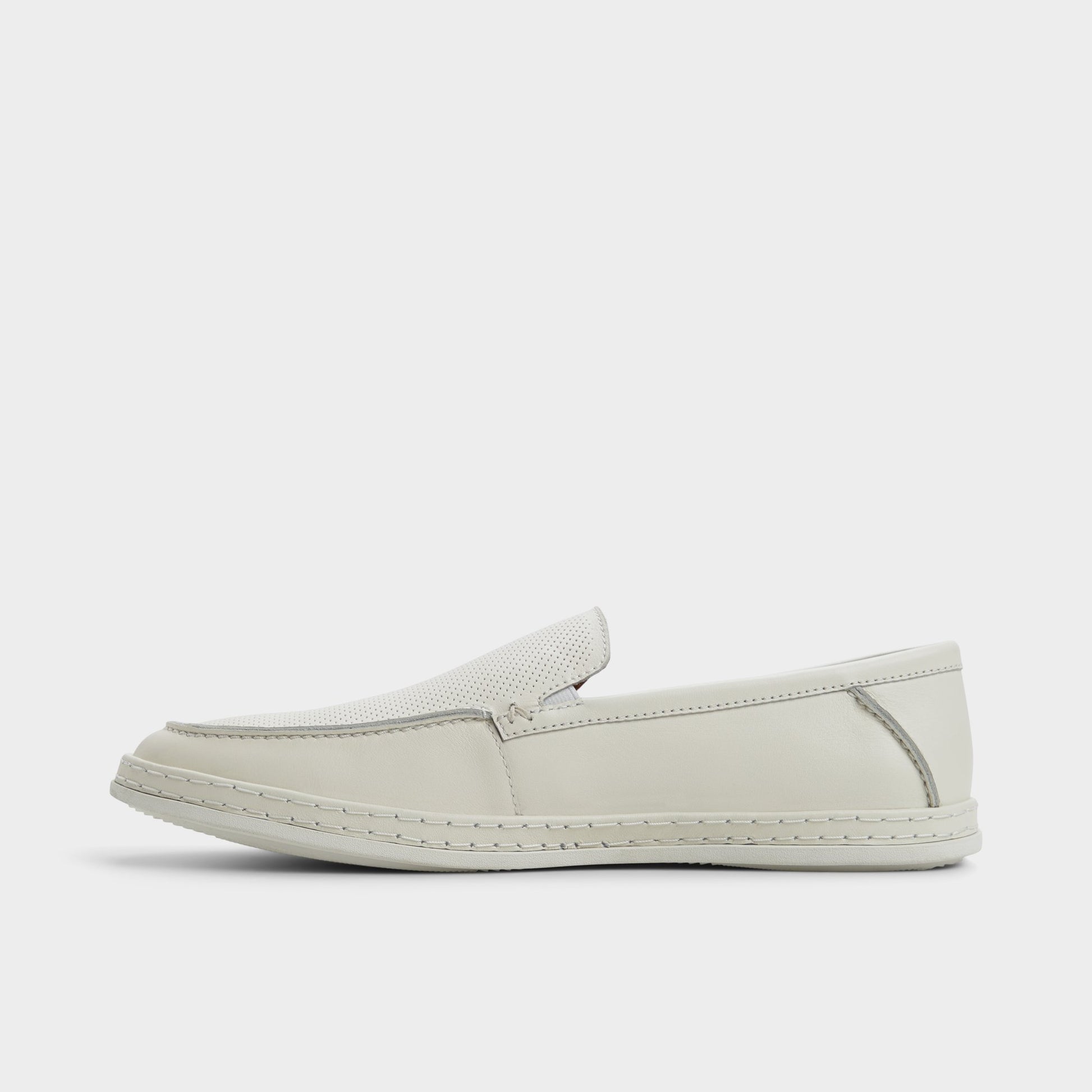 Side view of Other White Arlow Loafer