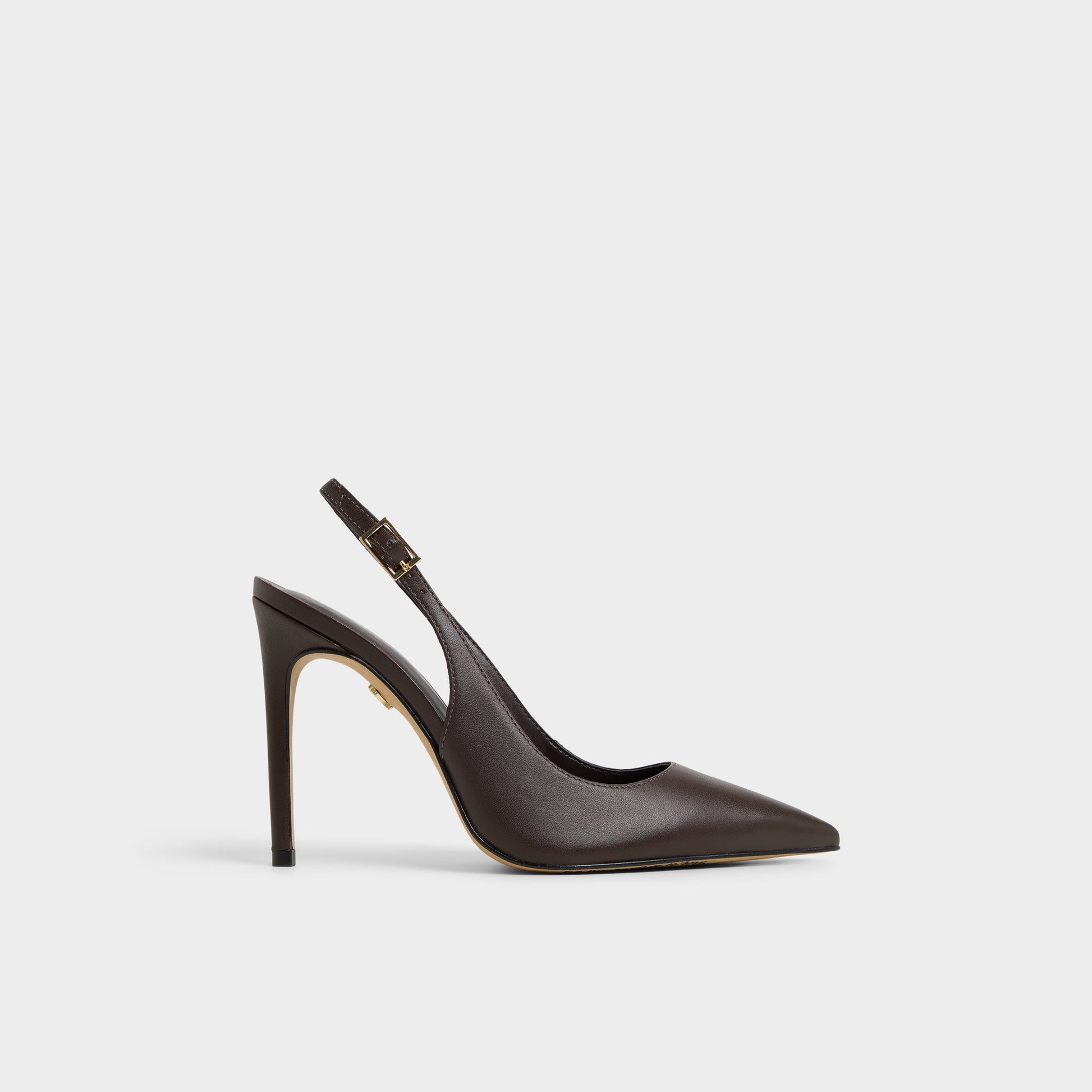 Main View of Dark Brown Stessysling Slingback heel for Womens