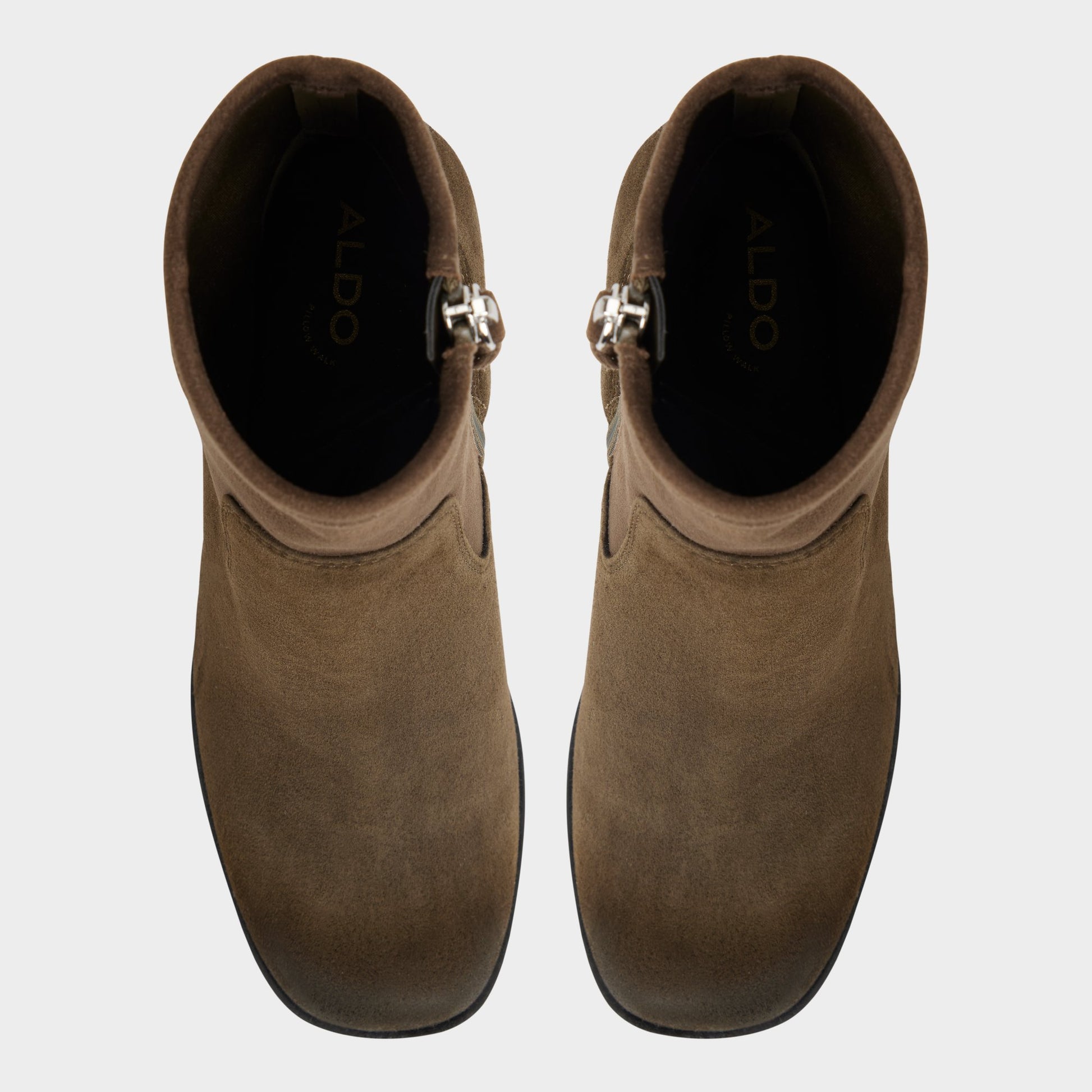 Top-down view of the Dark brown Seraphica Ankle boot