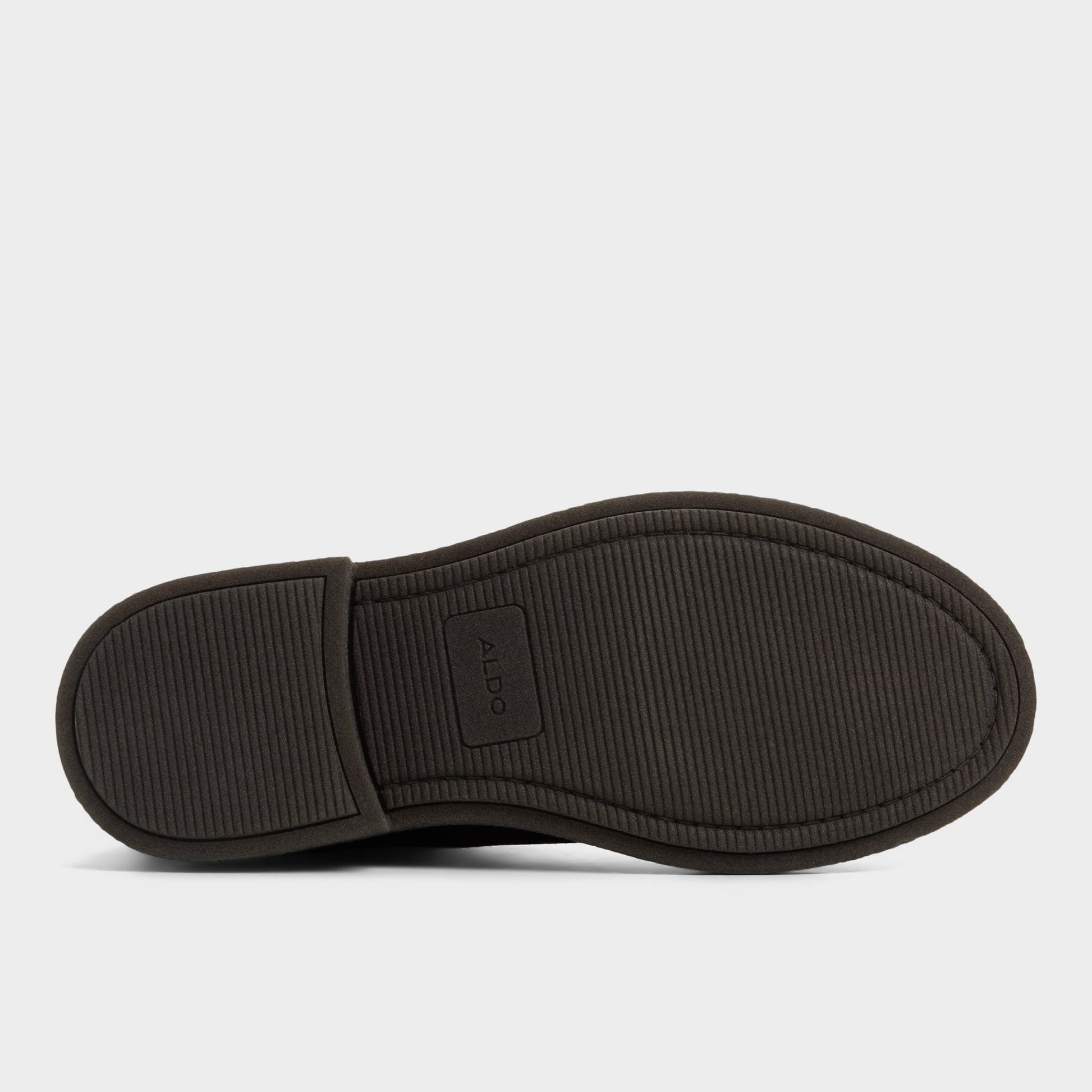 View of Dark brown Zeddy Chelsea boot's sole