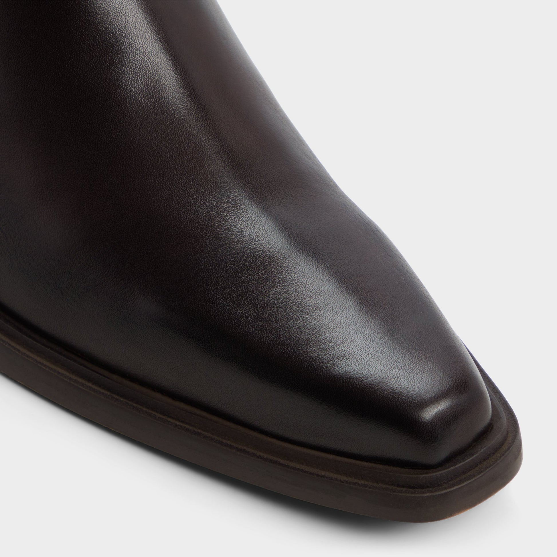 Close-up of the Dark Brown Zappa Ankle boot