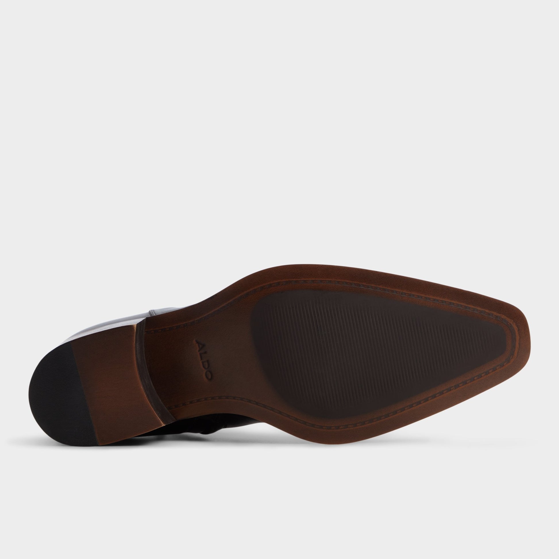 View of Dark Brown Zappa Ankle boot's sole