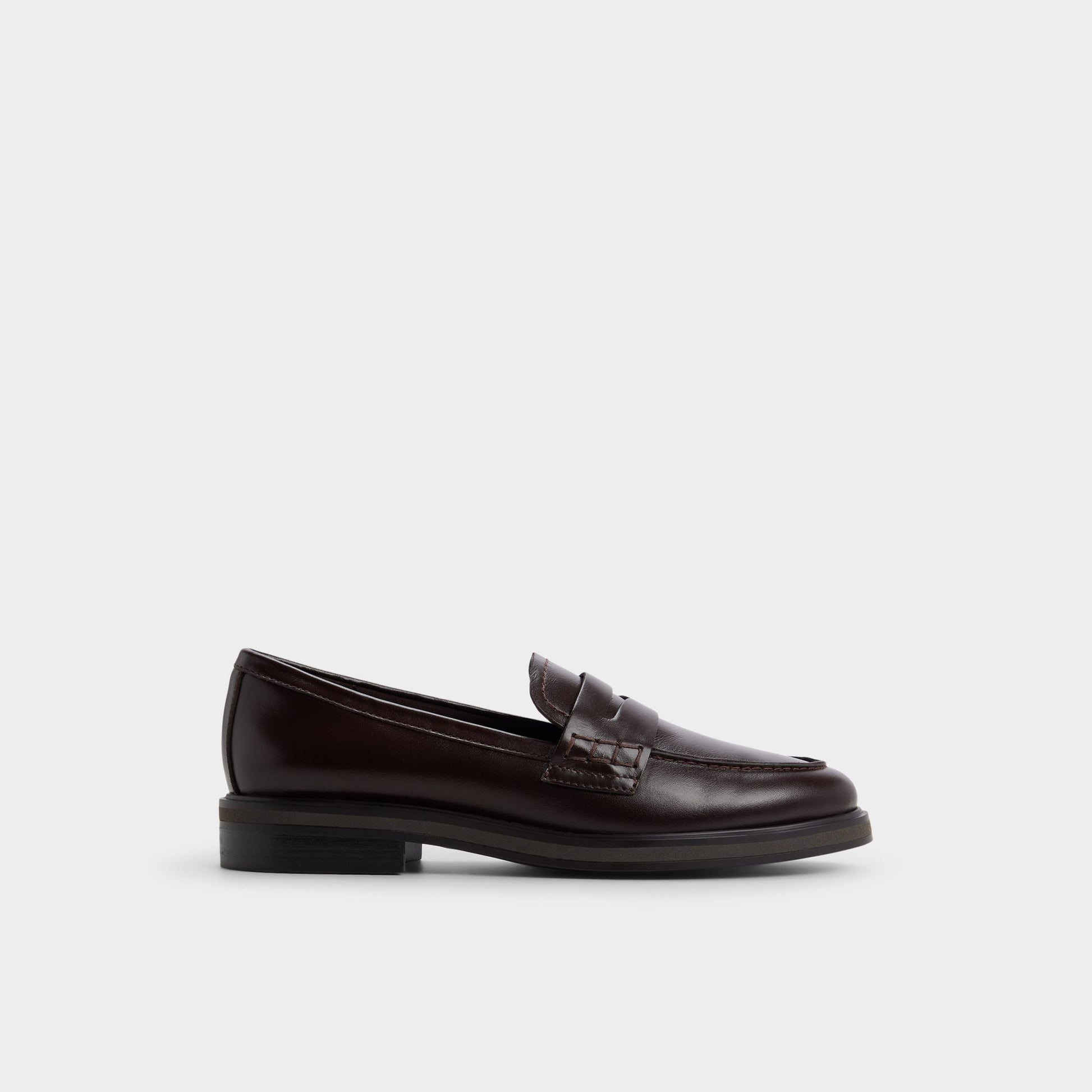 Main View of Medium Brown Lededanten Loafer for Womens