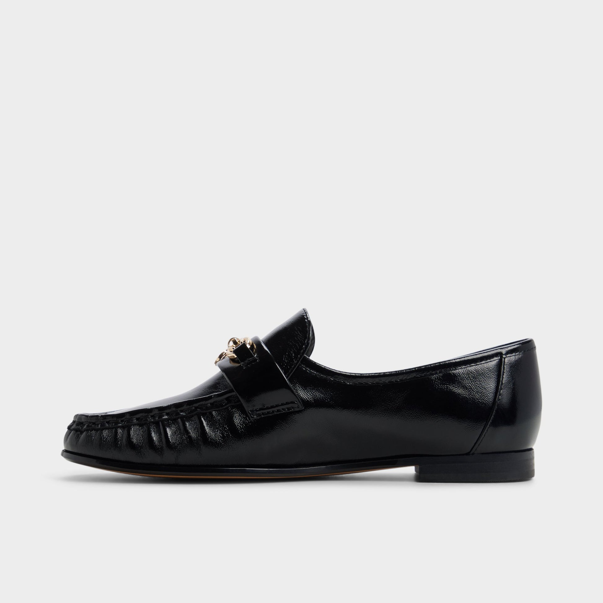 Side view of Black Verillon Loafer
