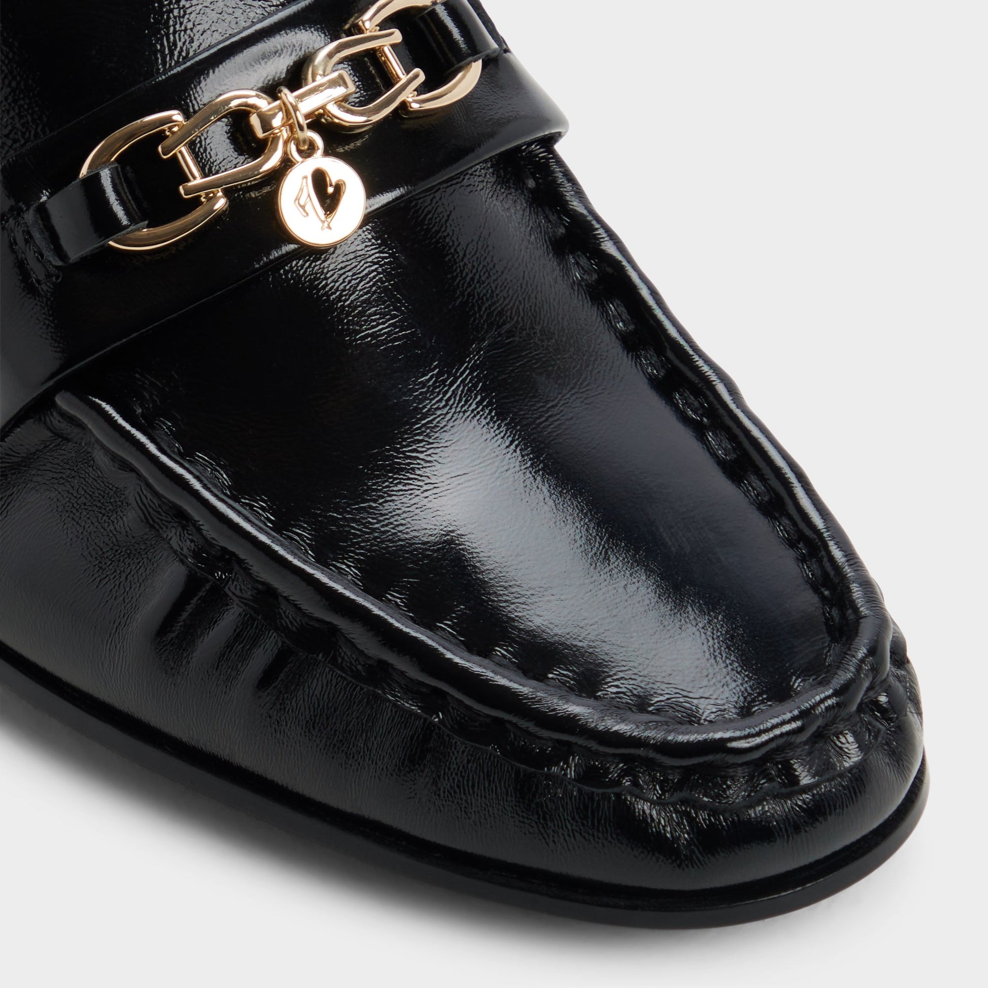 Close-up of the Black Verillon Loafer