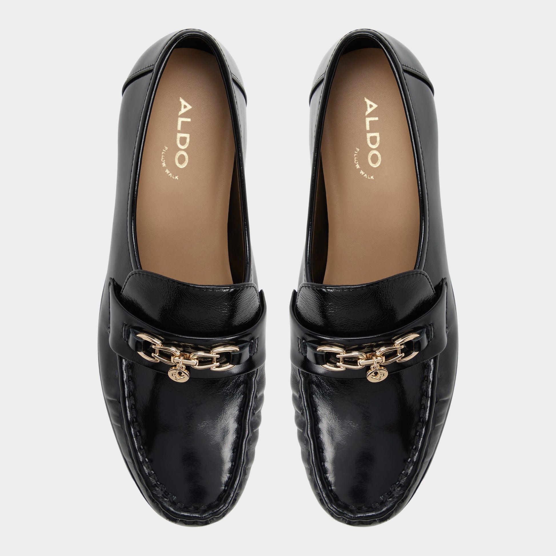 Top-down view of the Black Verillon Loafer