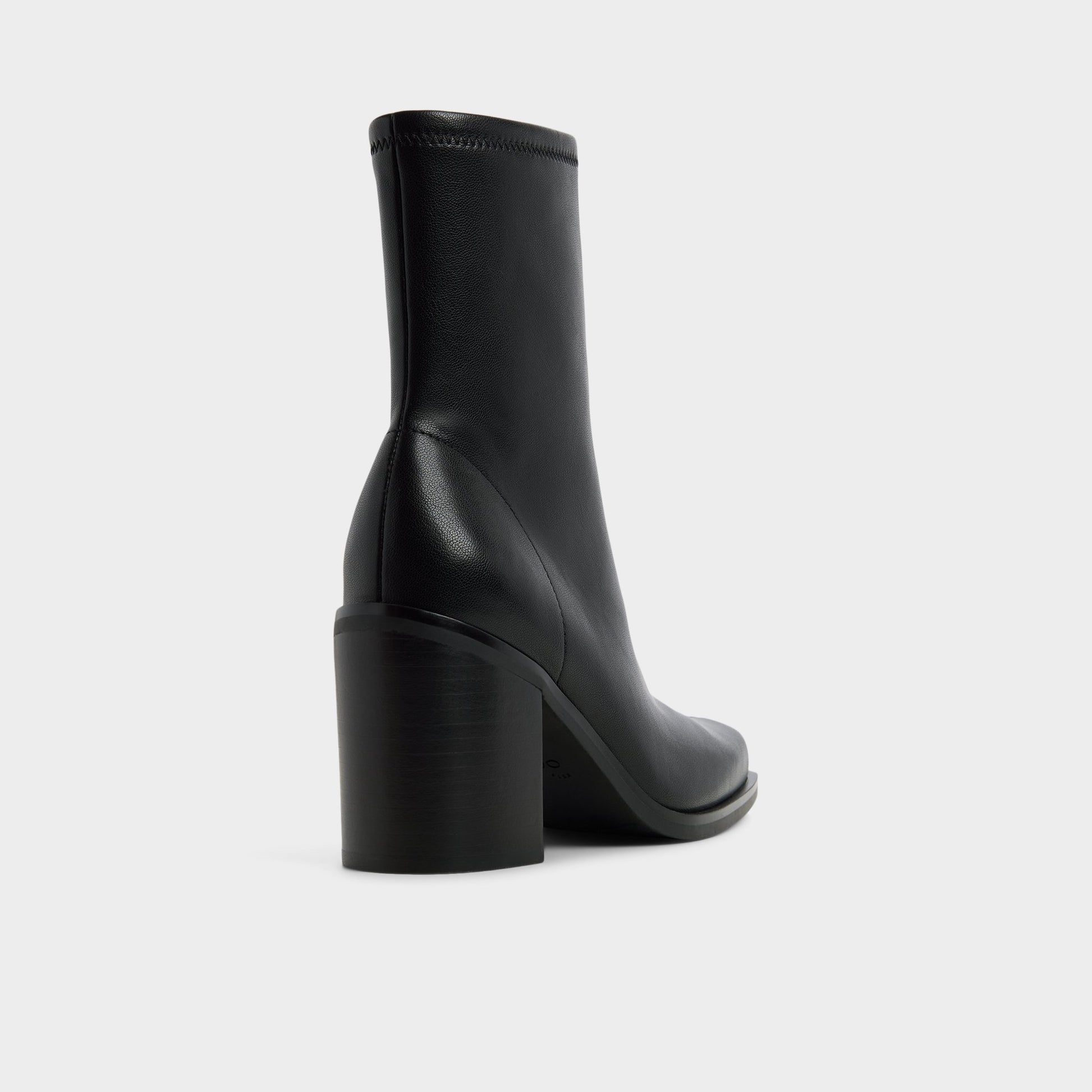 Three-quarter angle of Black Joma Ankle boot's back side