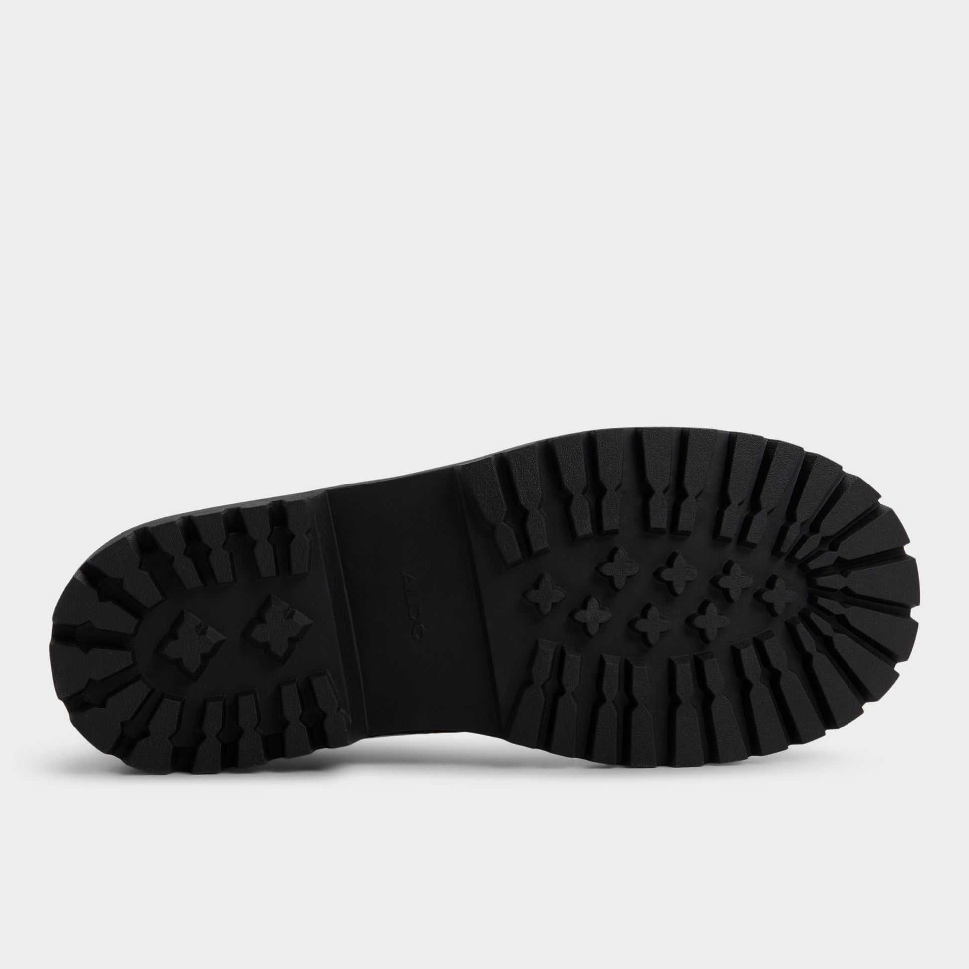View of Dark brown Doublezero Combat boot's sole
