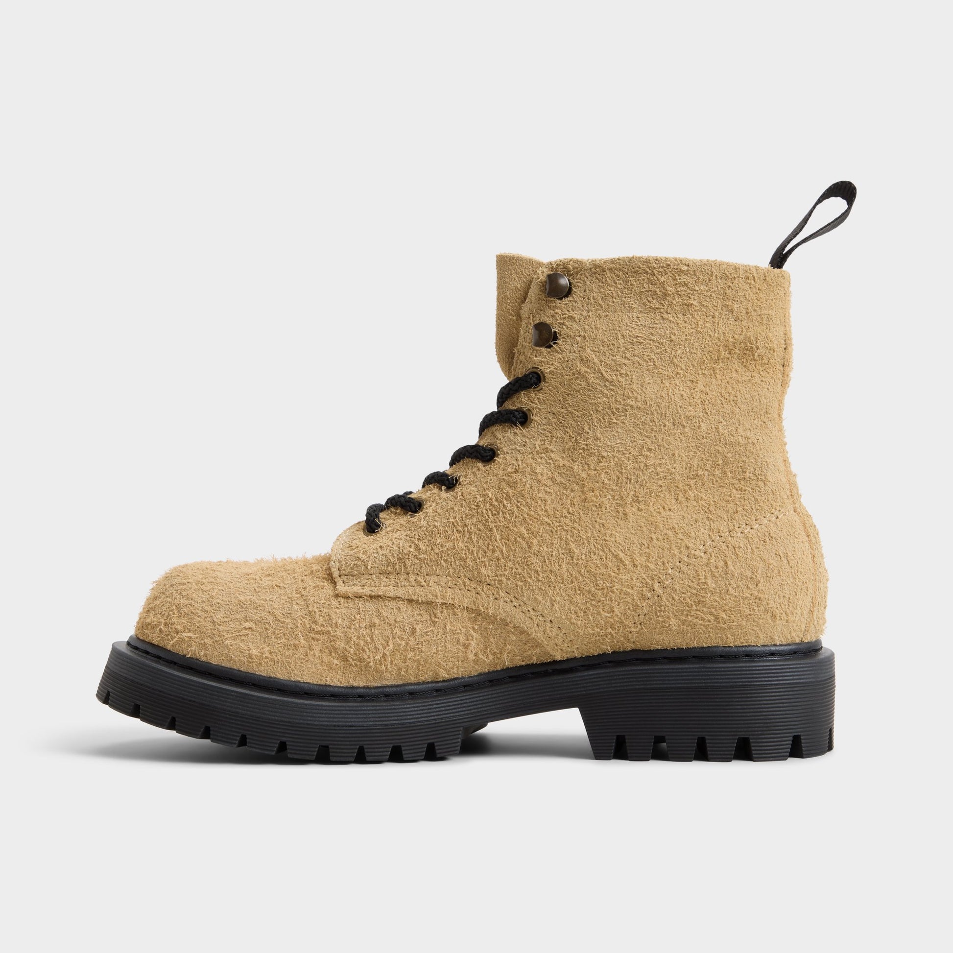 Side view of Sand Doublezero Combat boot