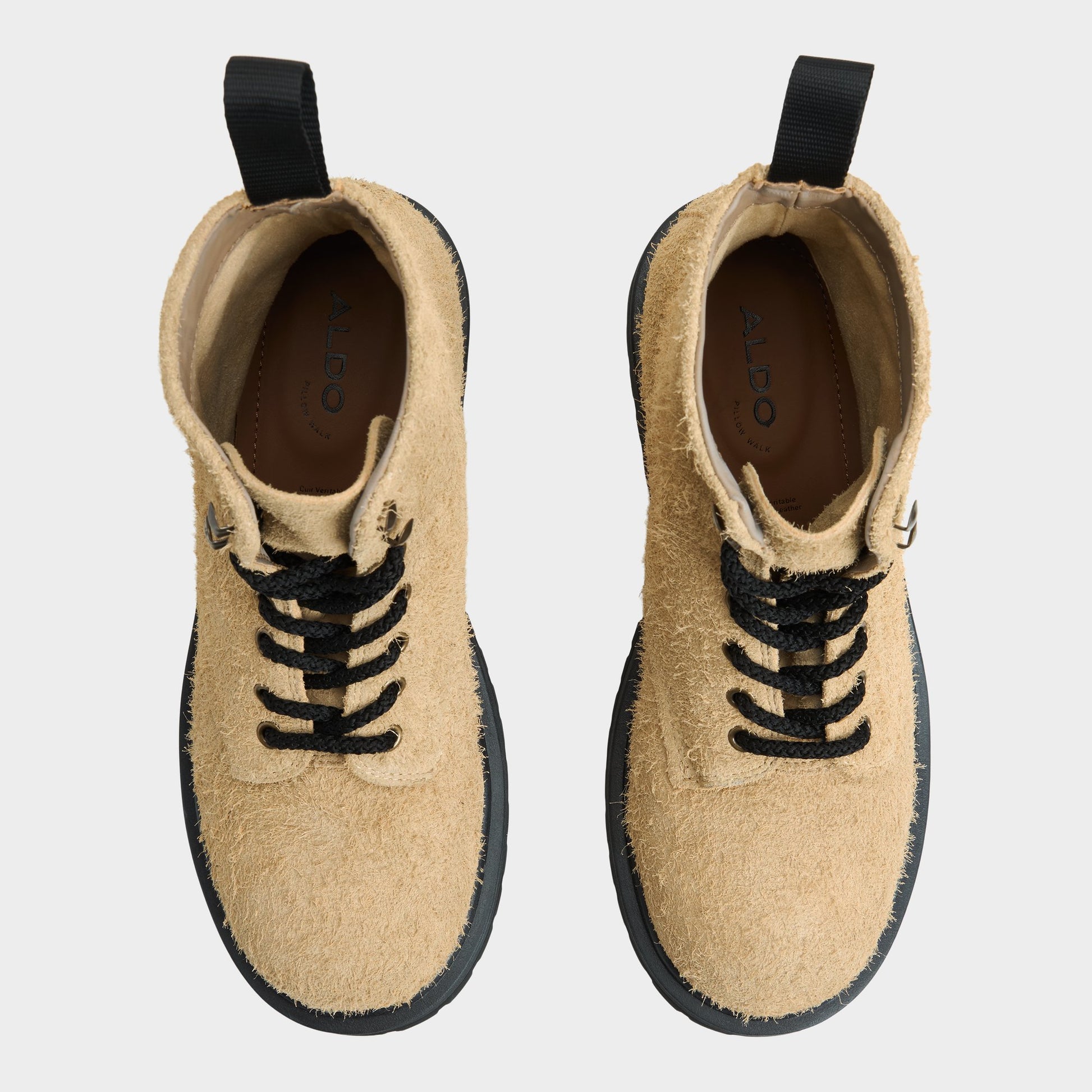 Top-down view of the Sand Doublezero Combat boot