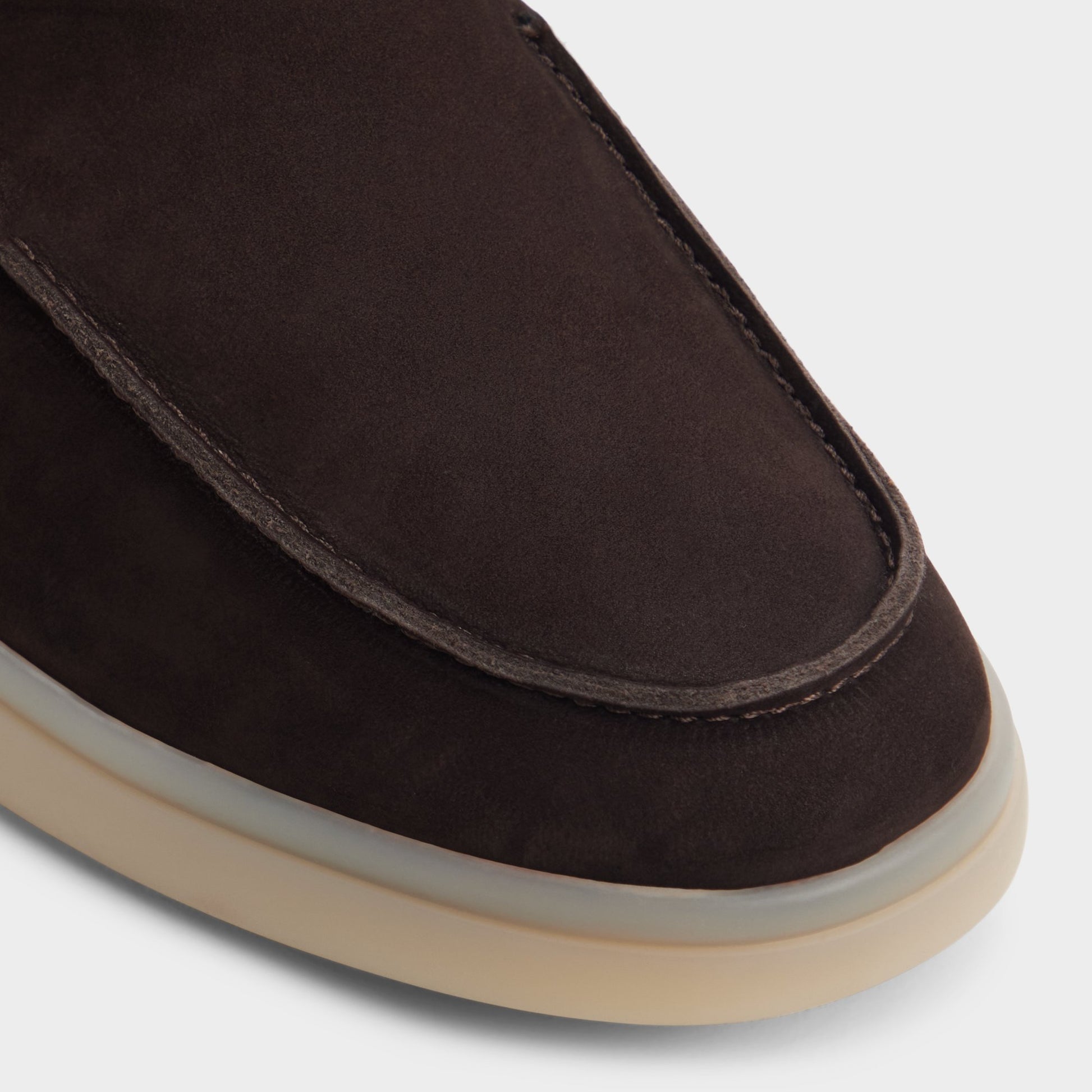 Close-up of the Dark Brown Shaynn Loafer