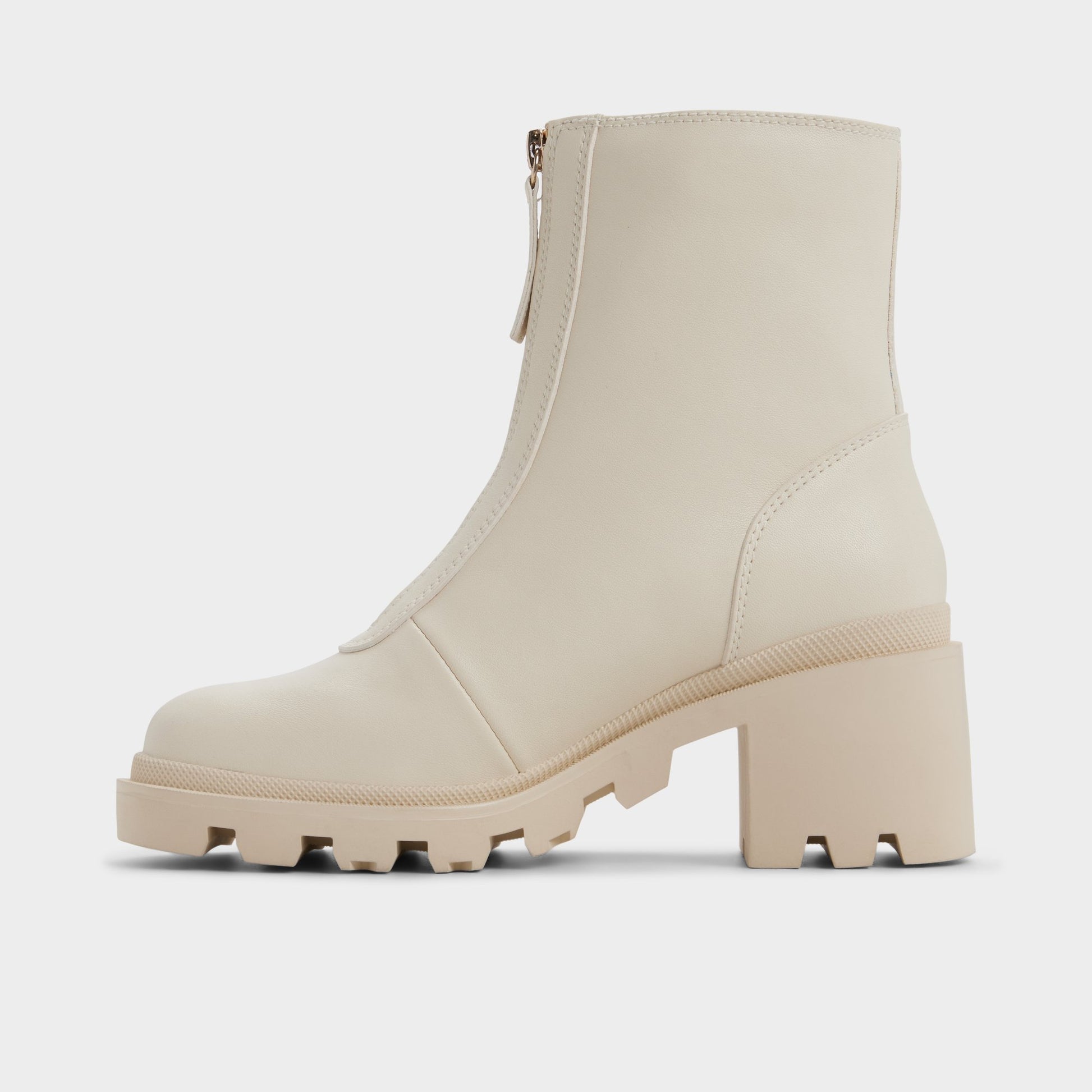 Side view of Other white Merielle Ankle boot