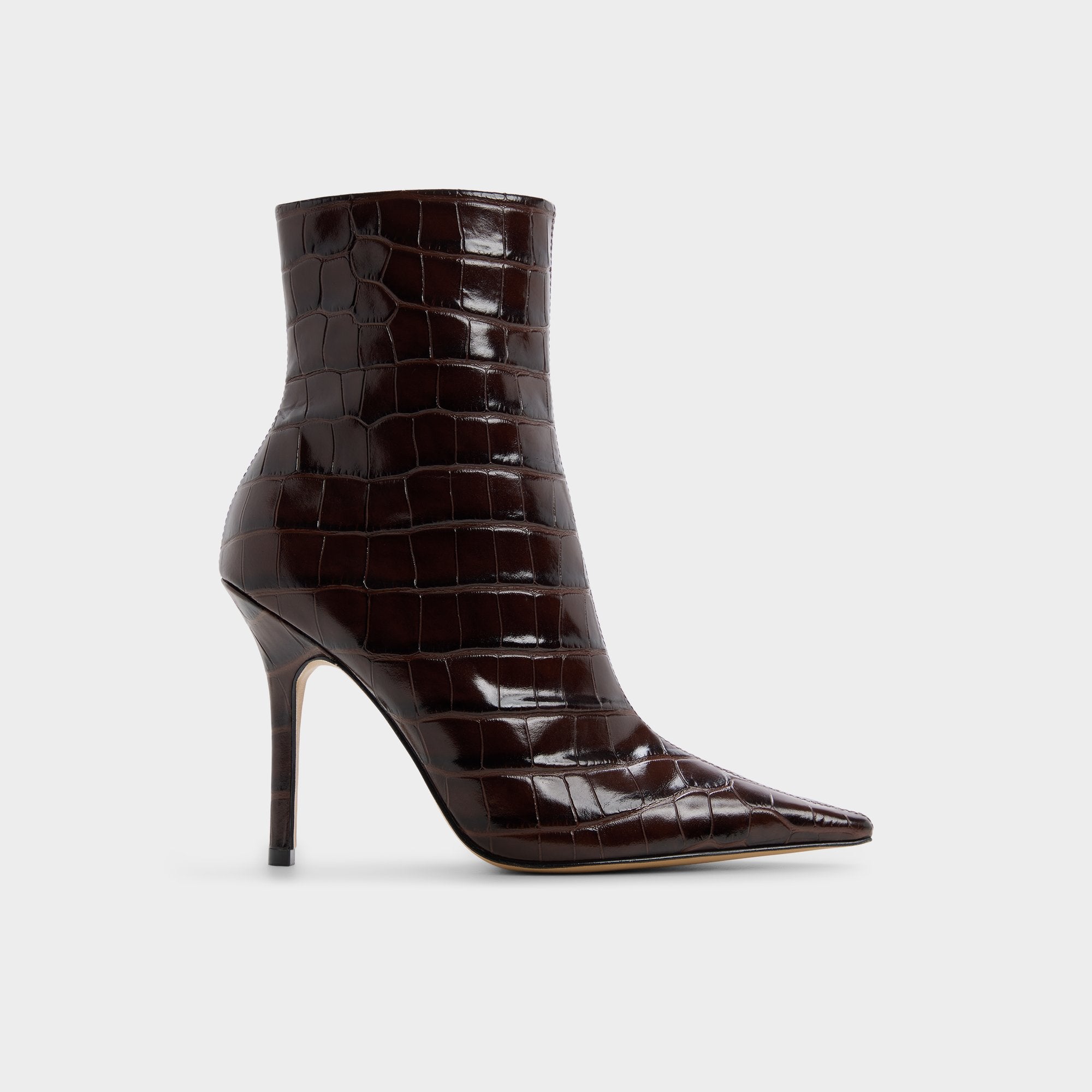 Eoweaveth Women Dark Brown Ankle Boot ALDO Eoweaveth Women Dark Brown Ankle Boot ALDO