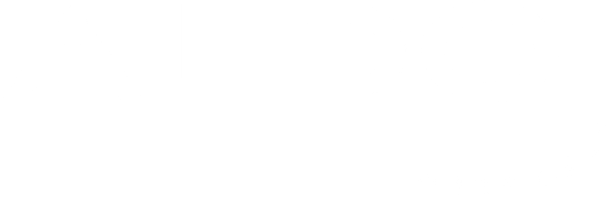 White text of ALDO and wide calf