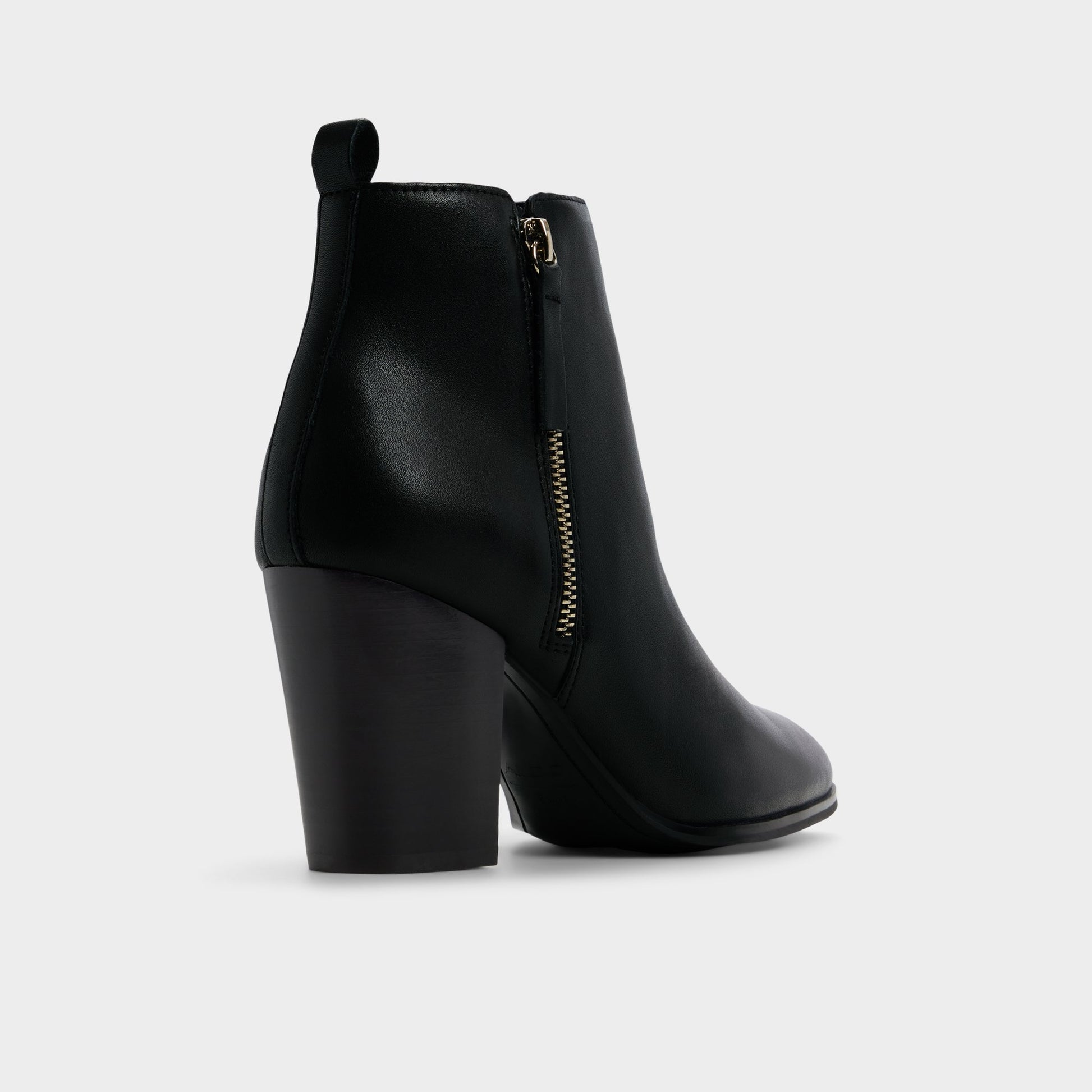 Three-quarter angle of Black Noemieflex Ankle boot's back side