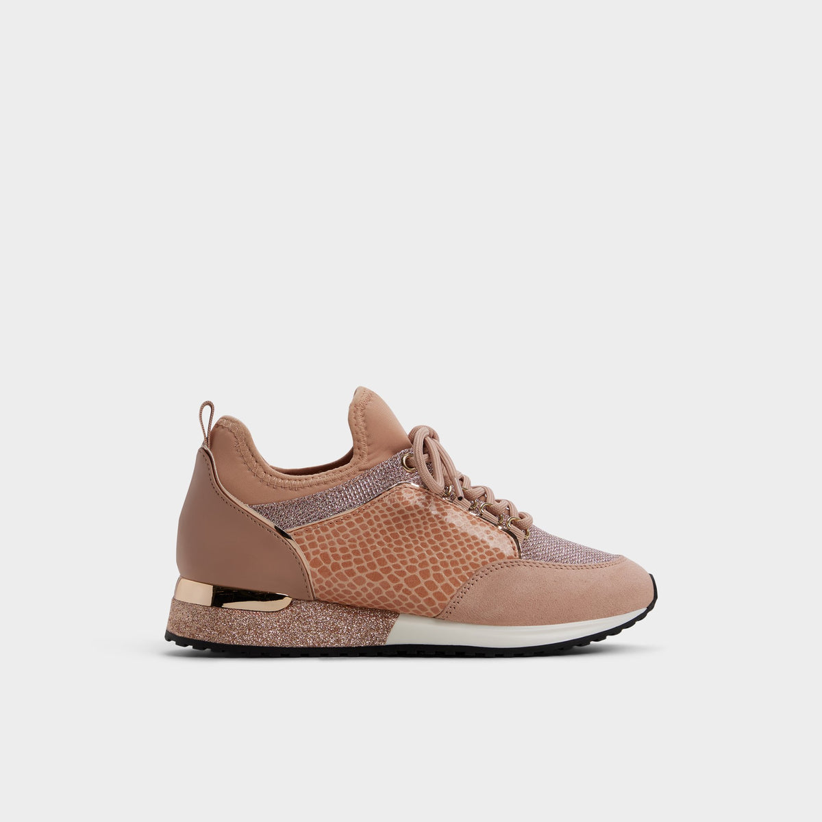 Main View of Rose gold Courtwood Sneaker for Womens