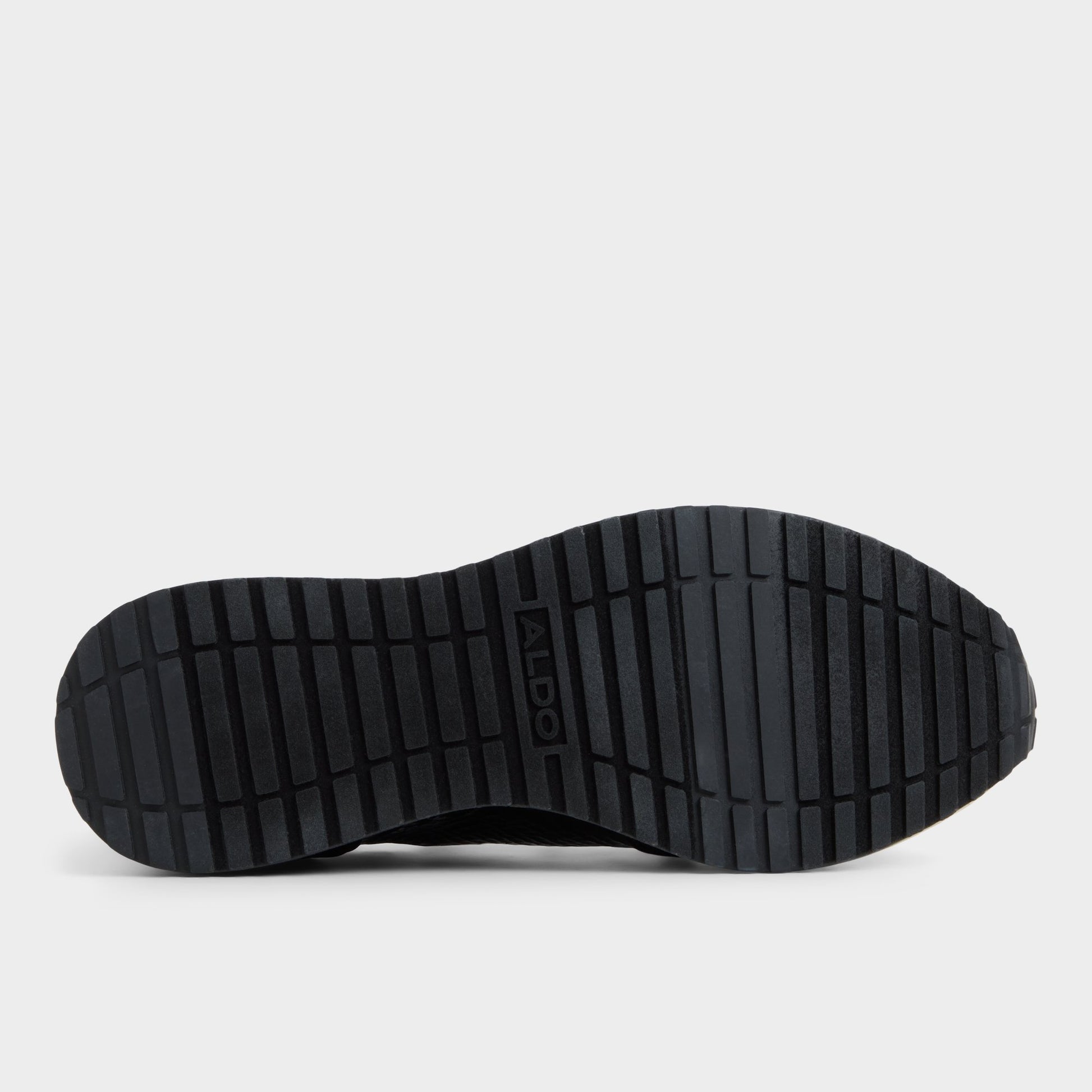 View of Black Courtwood Sneaker's sole