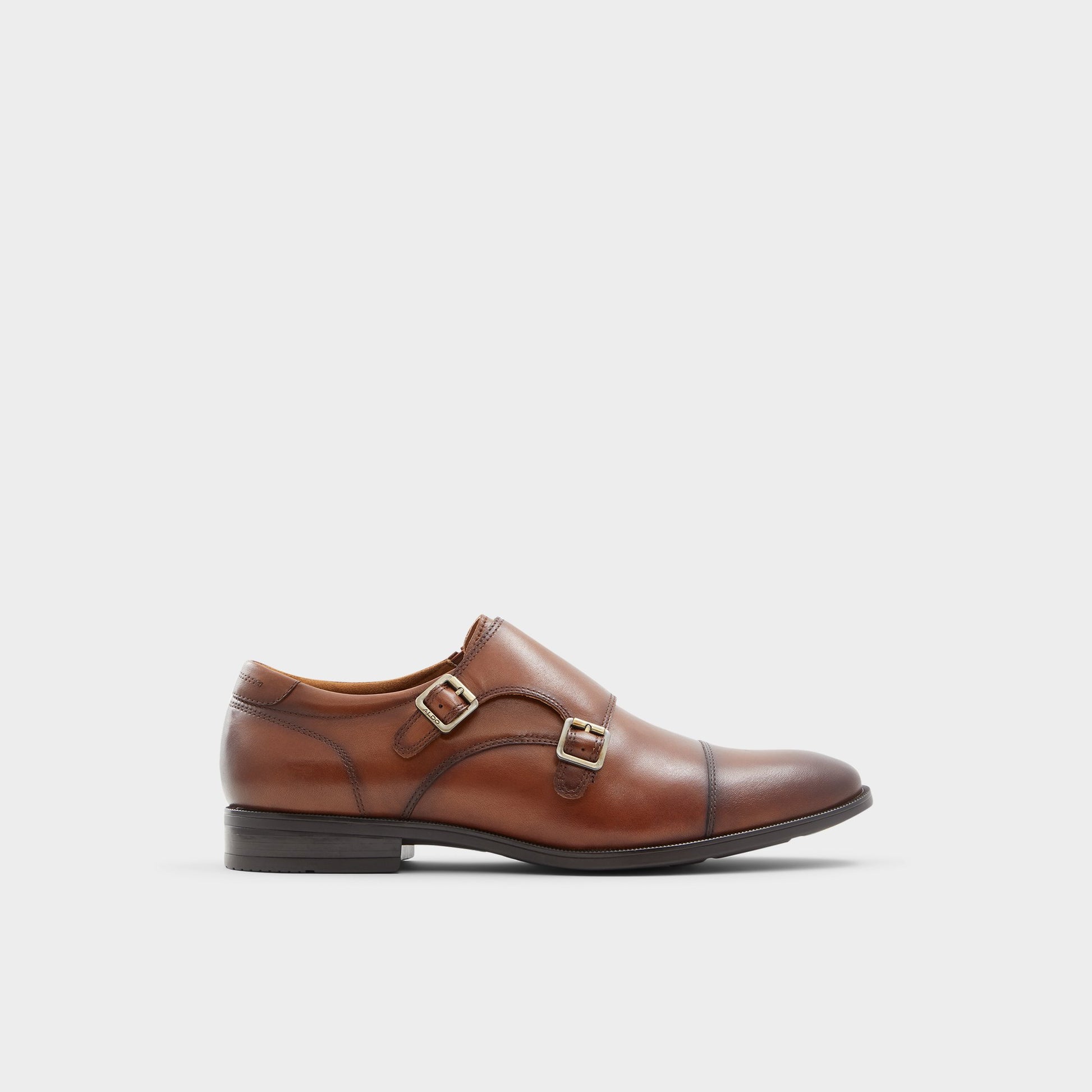 Vue principale de Cognac Holtlanflex Mocassin double boucle pour Hommes