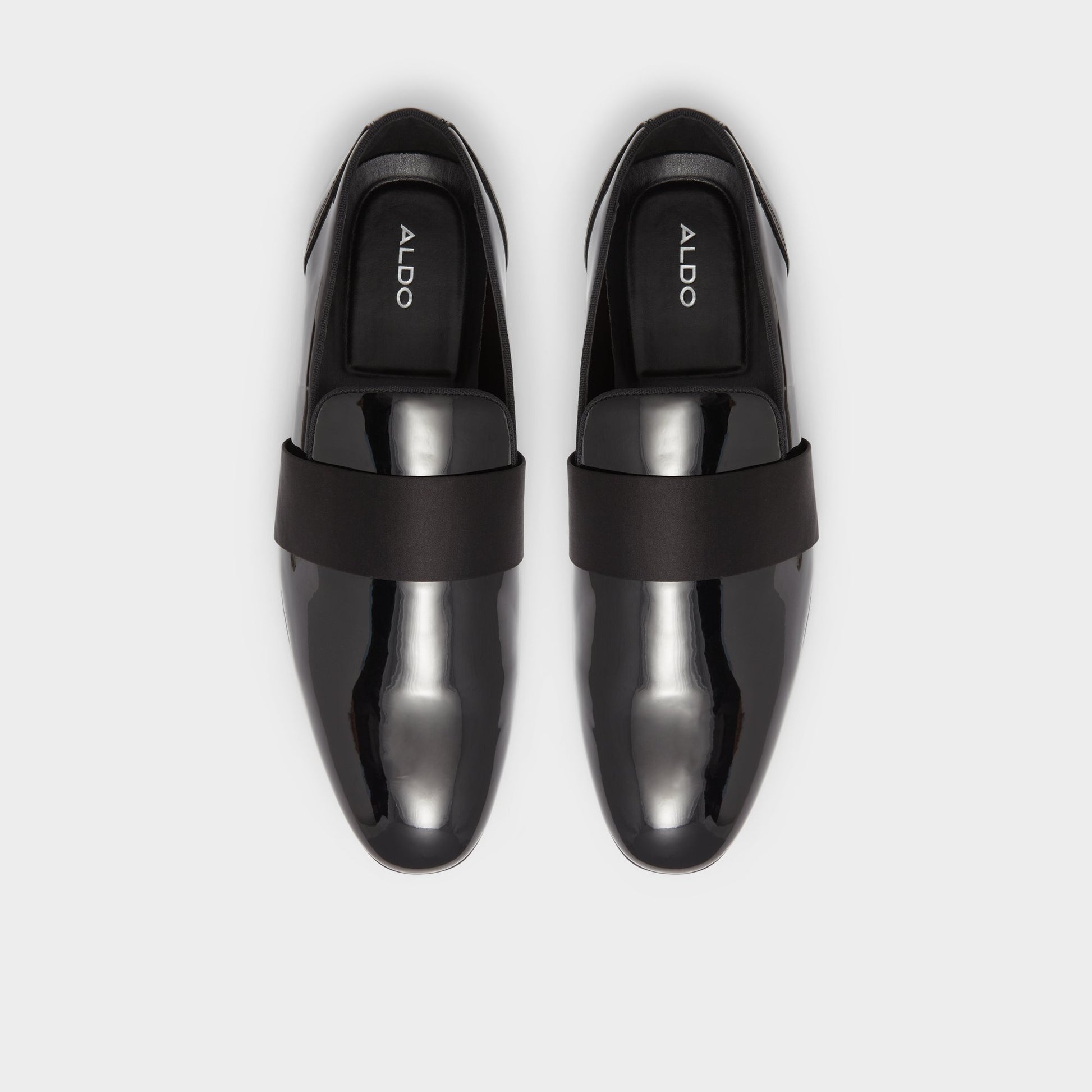 Top-down view of the Open Black Asaria Loafer