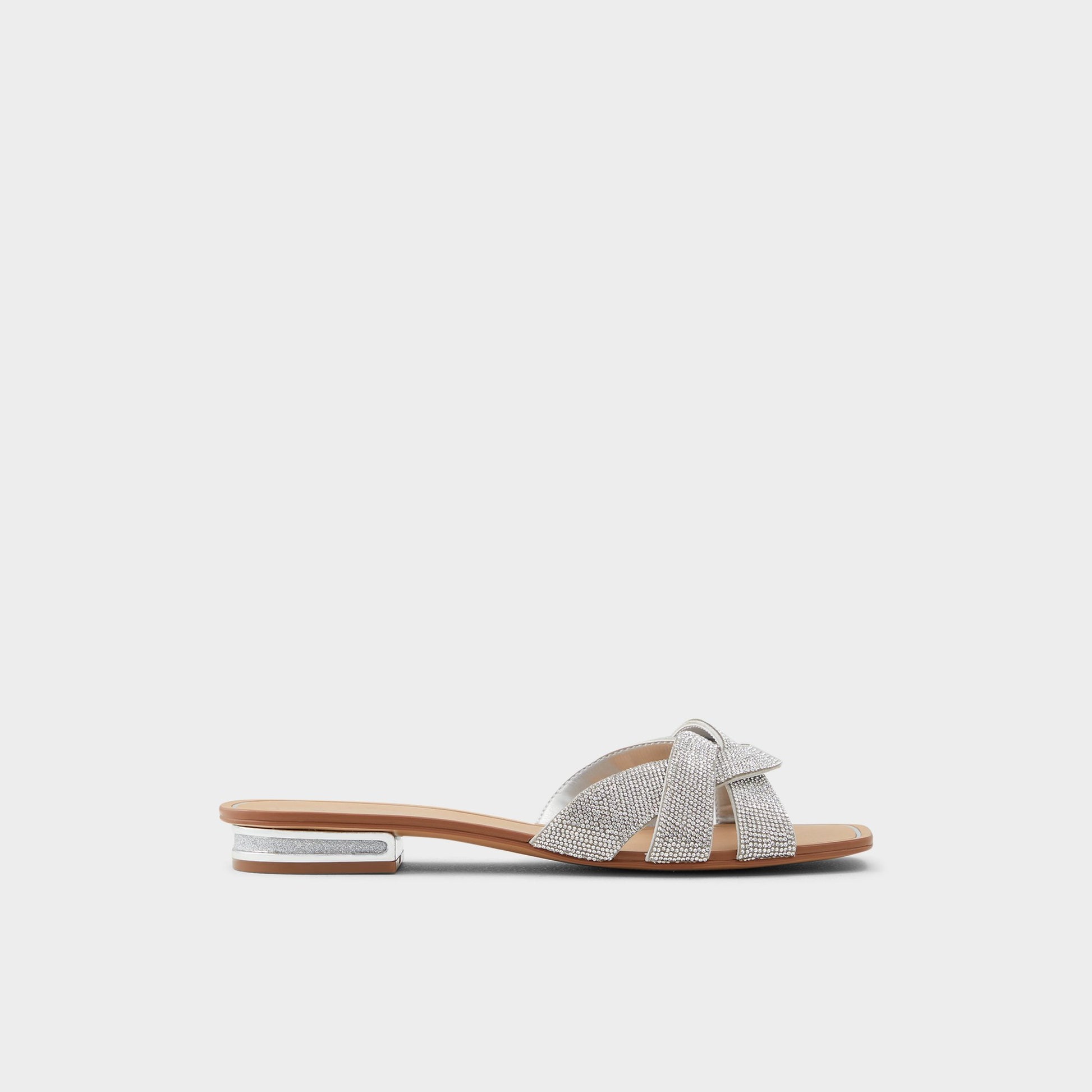 Main View of Silver Coredith Slide sandal for Womens