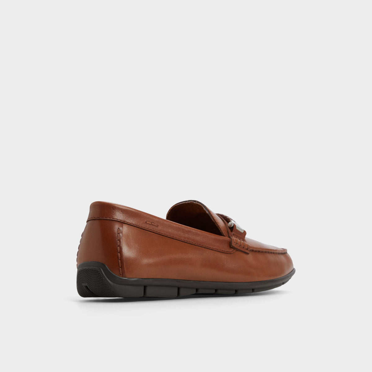 Three-quarter angle of Cognac Zirnuflex Driving shoe's back side