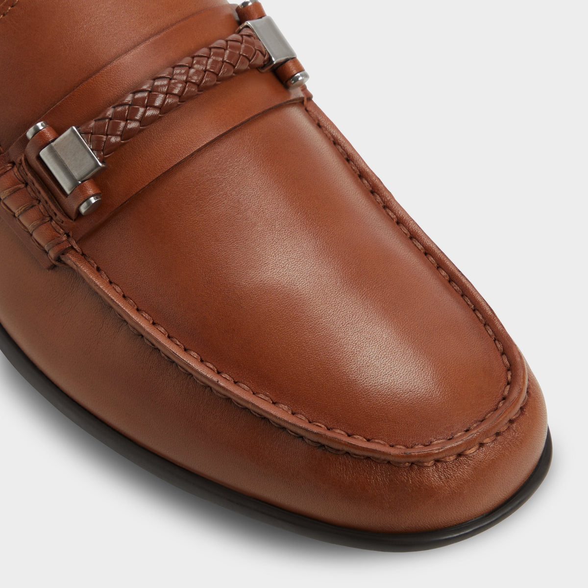 Close-up of the Cognac Zirnuflex Driving shoe