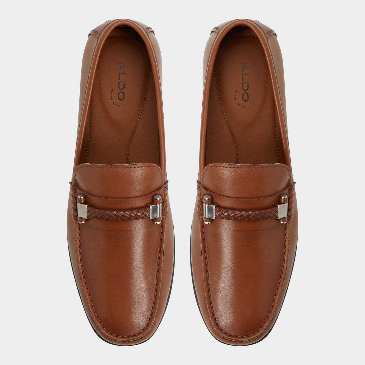 Top-down view of the Cognac Zirnuflex Driving shoe