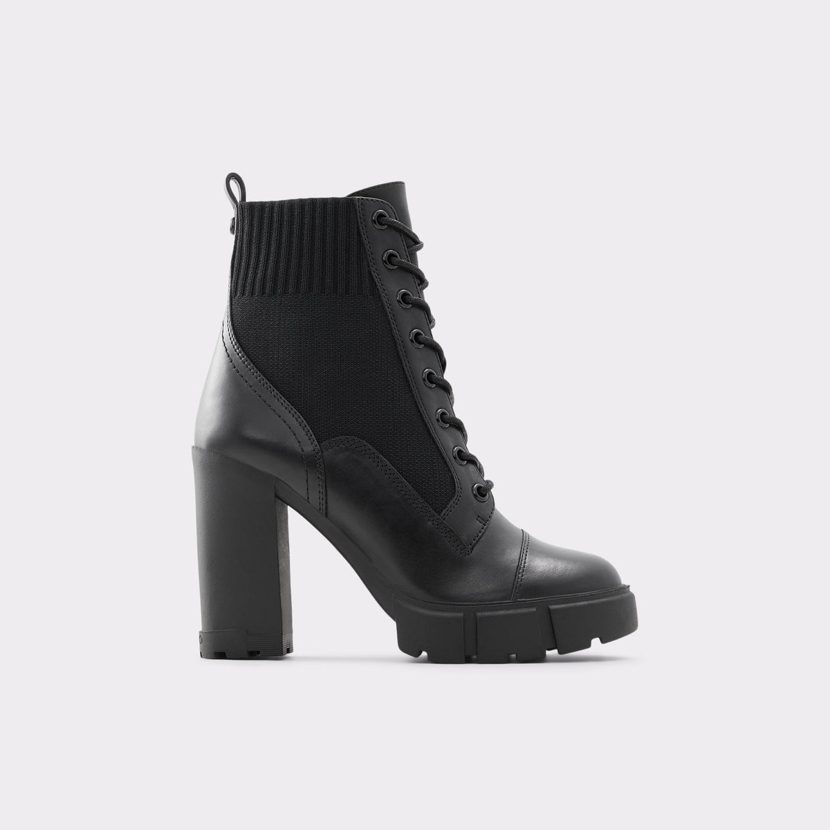 Vue principale de Noir Rebel Botte de combat pour Femmes
