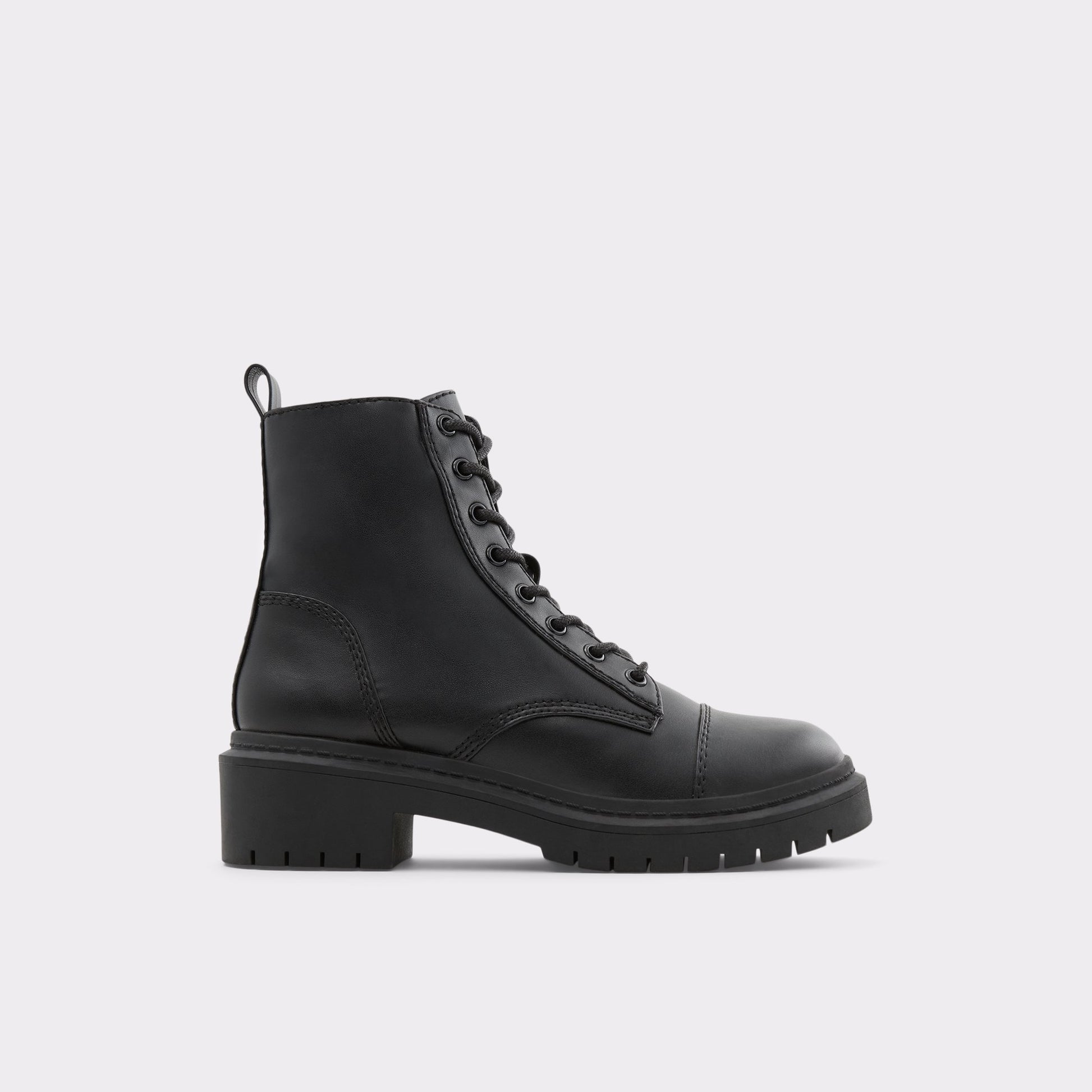 Main View of Other black Goer Combat ankle boot for Womens