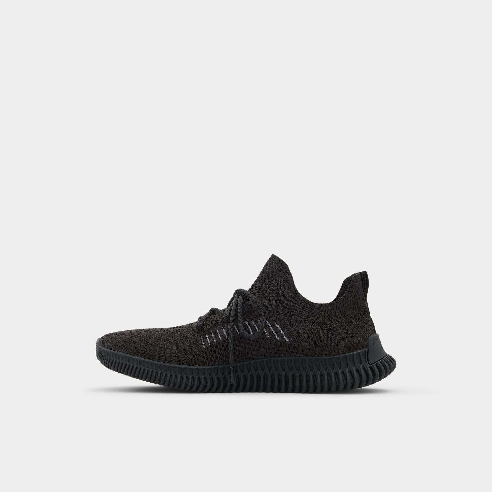 Side view of Black Gilgai Jogger sneaker