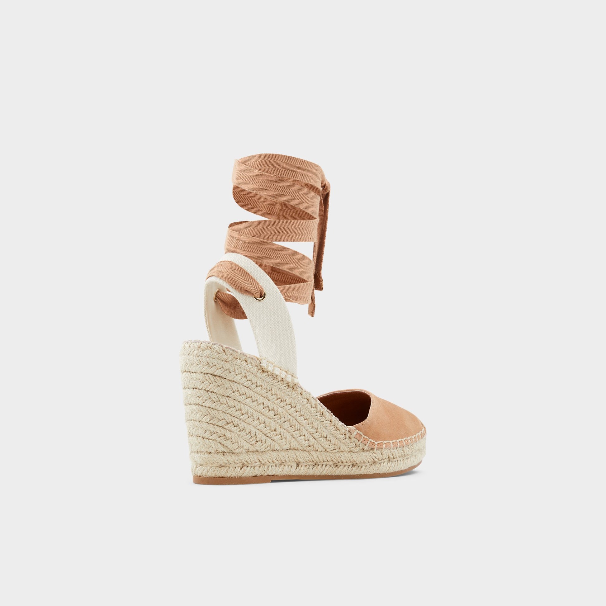 Three-quarter angle of Other Brown Efemina Espadrille's back side