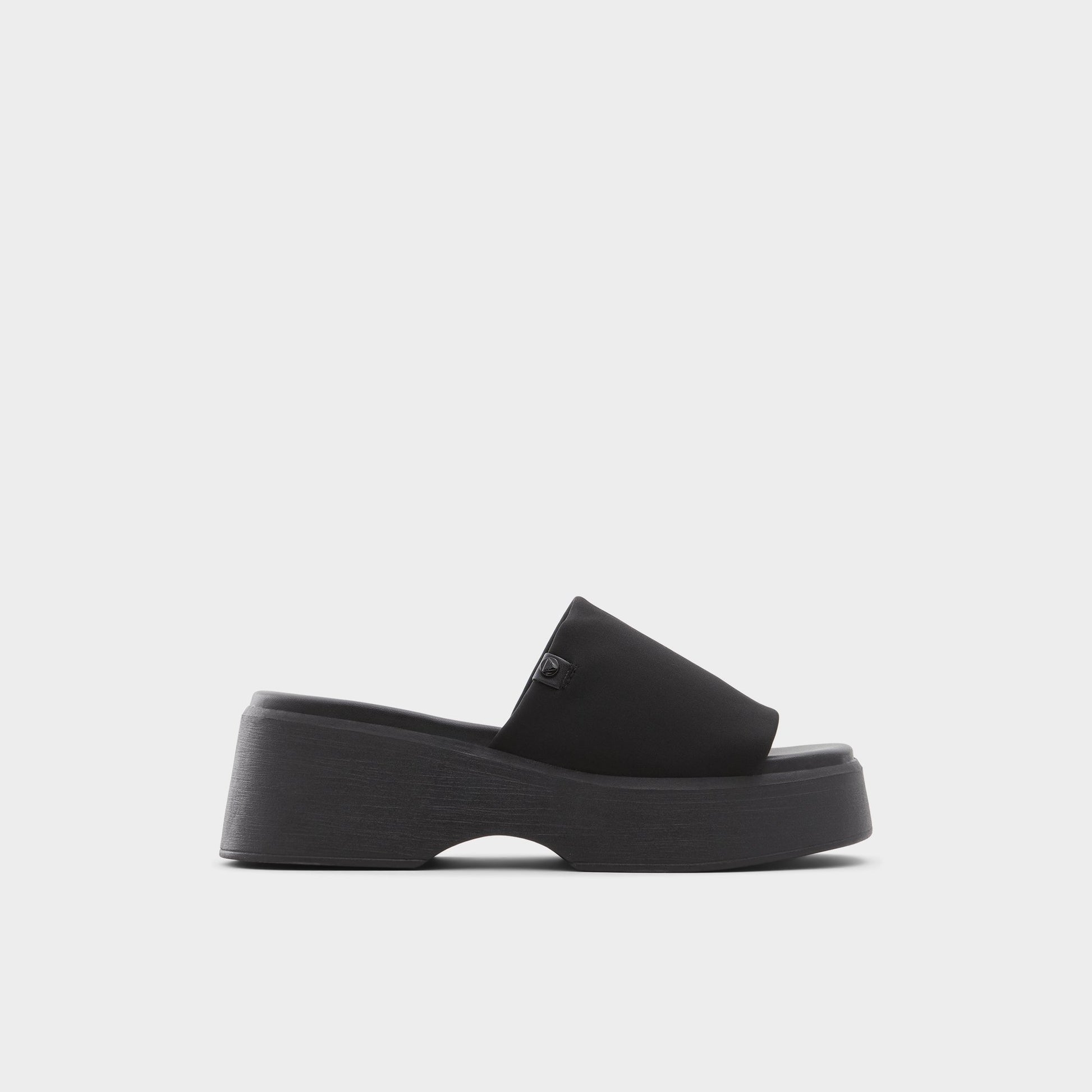 Main View of Black Yassu Platform sandal for Womens