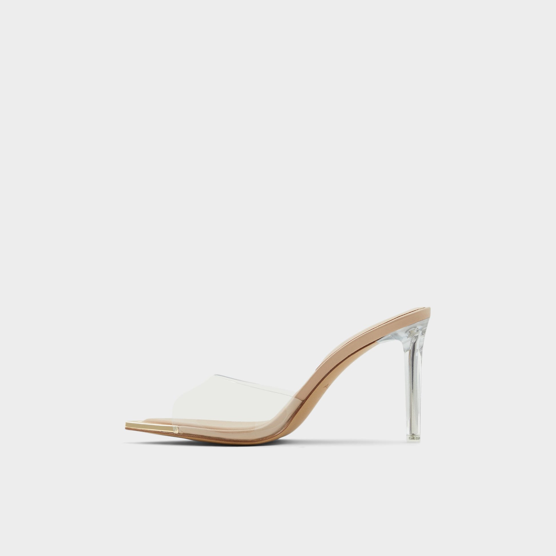 Side view of Bone Annabrilden Heeled mule