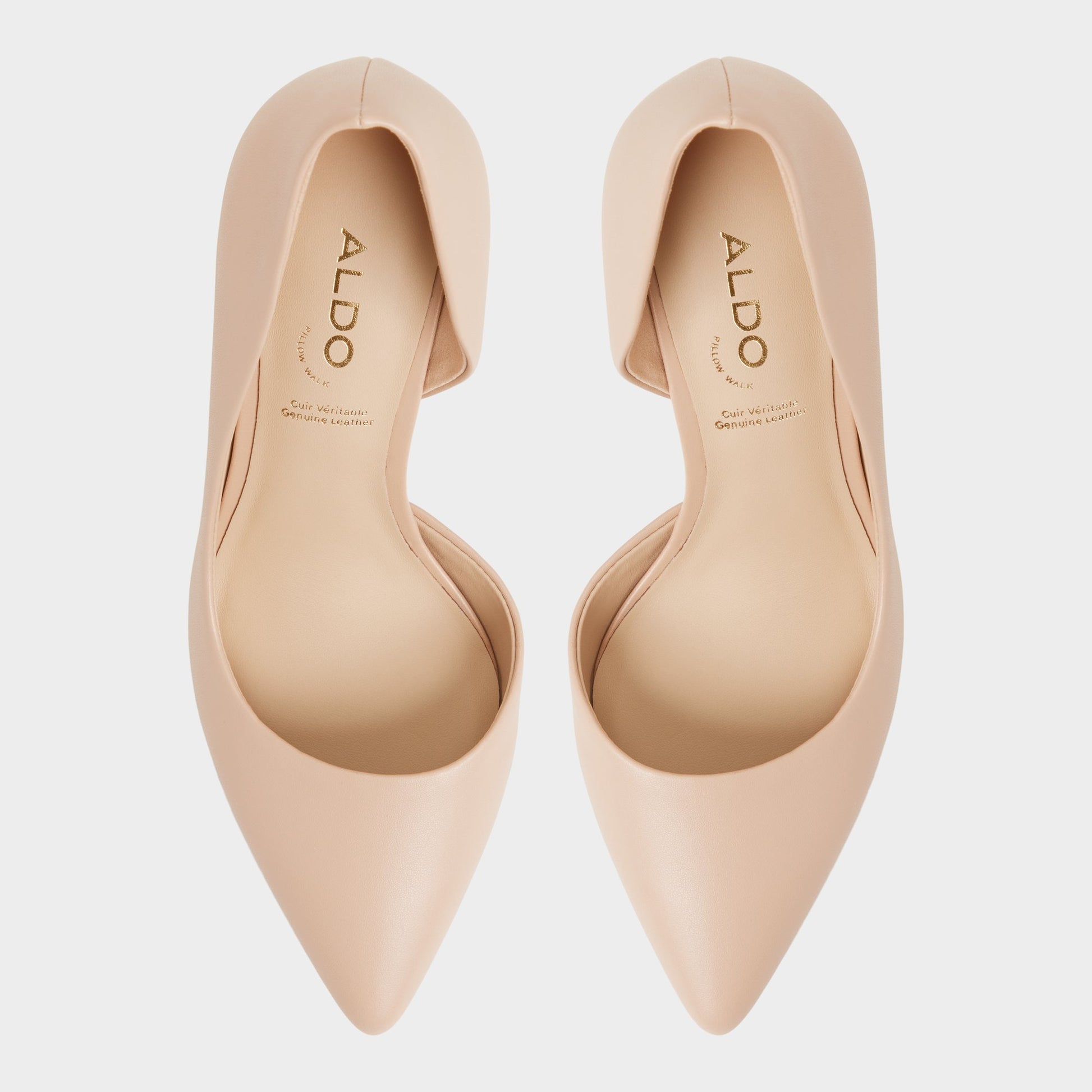 Top-down view of the Bone Vralg High heel shoe