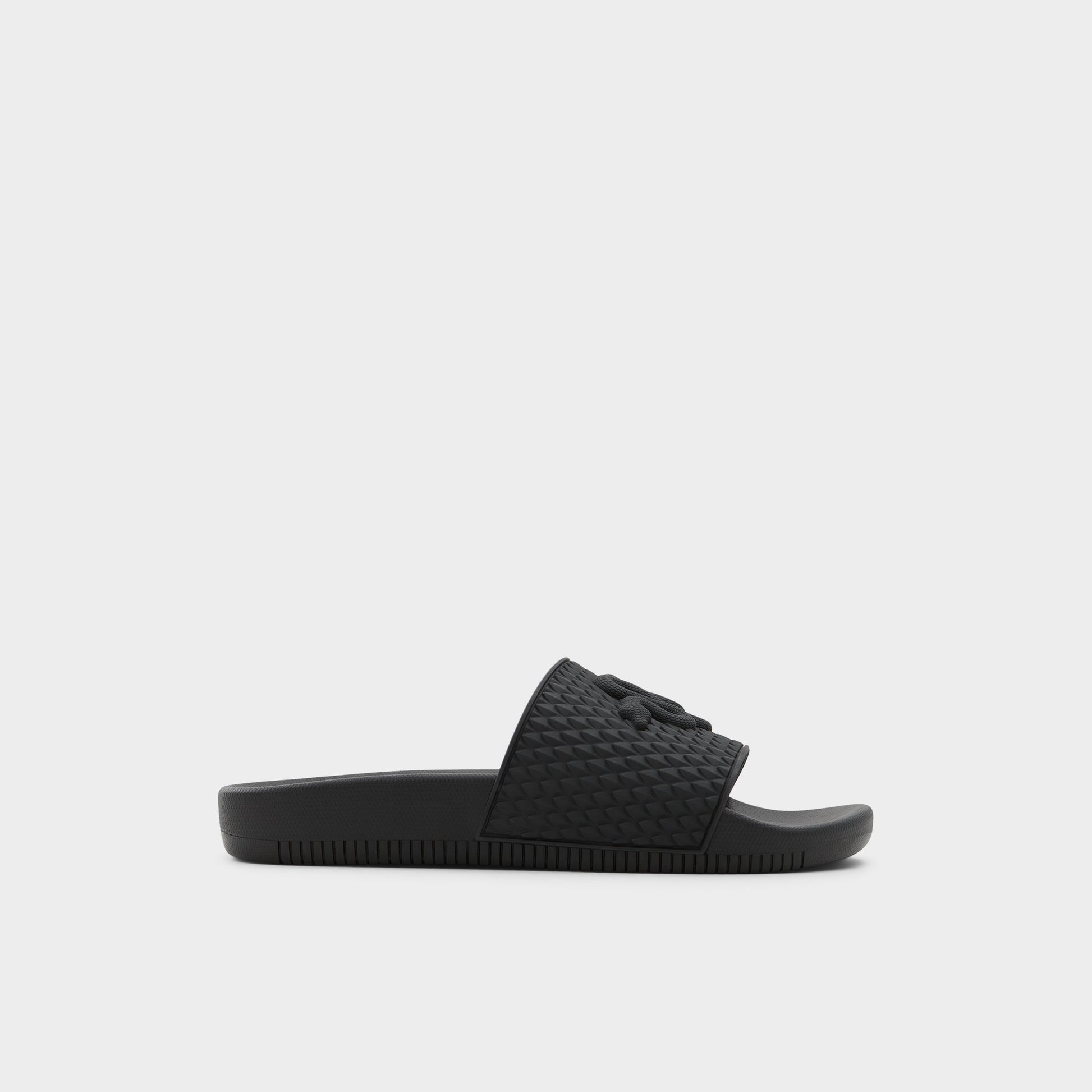 Main View of Black Kedau Slide sandal for Mens