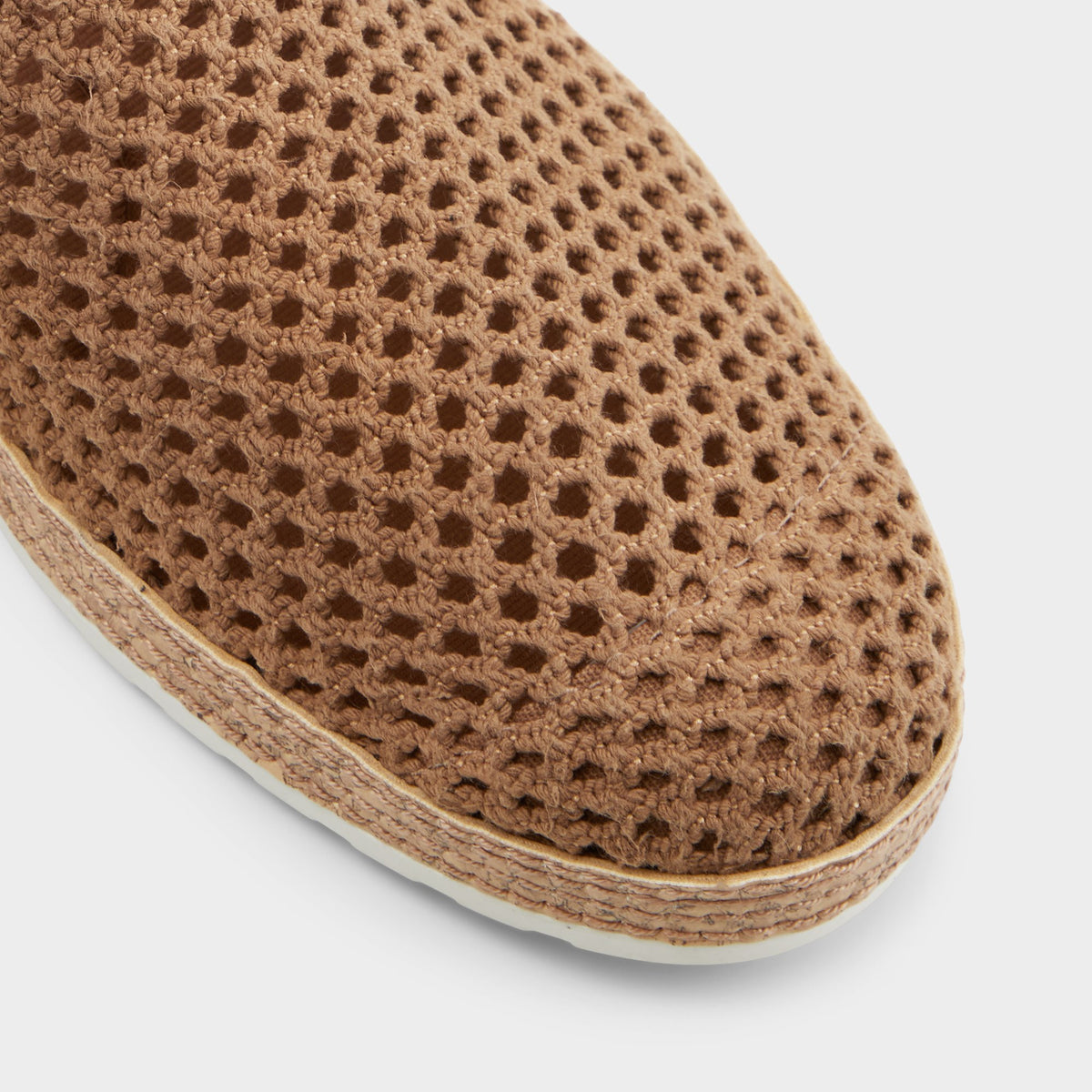 Close-up of the Cognac Kianou Espadrille
