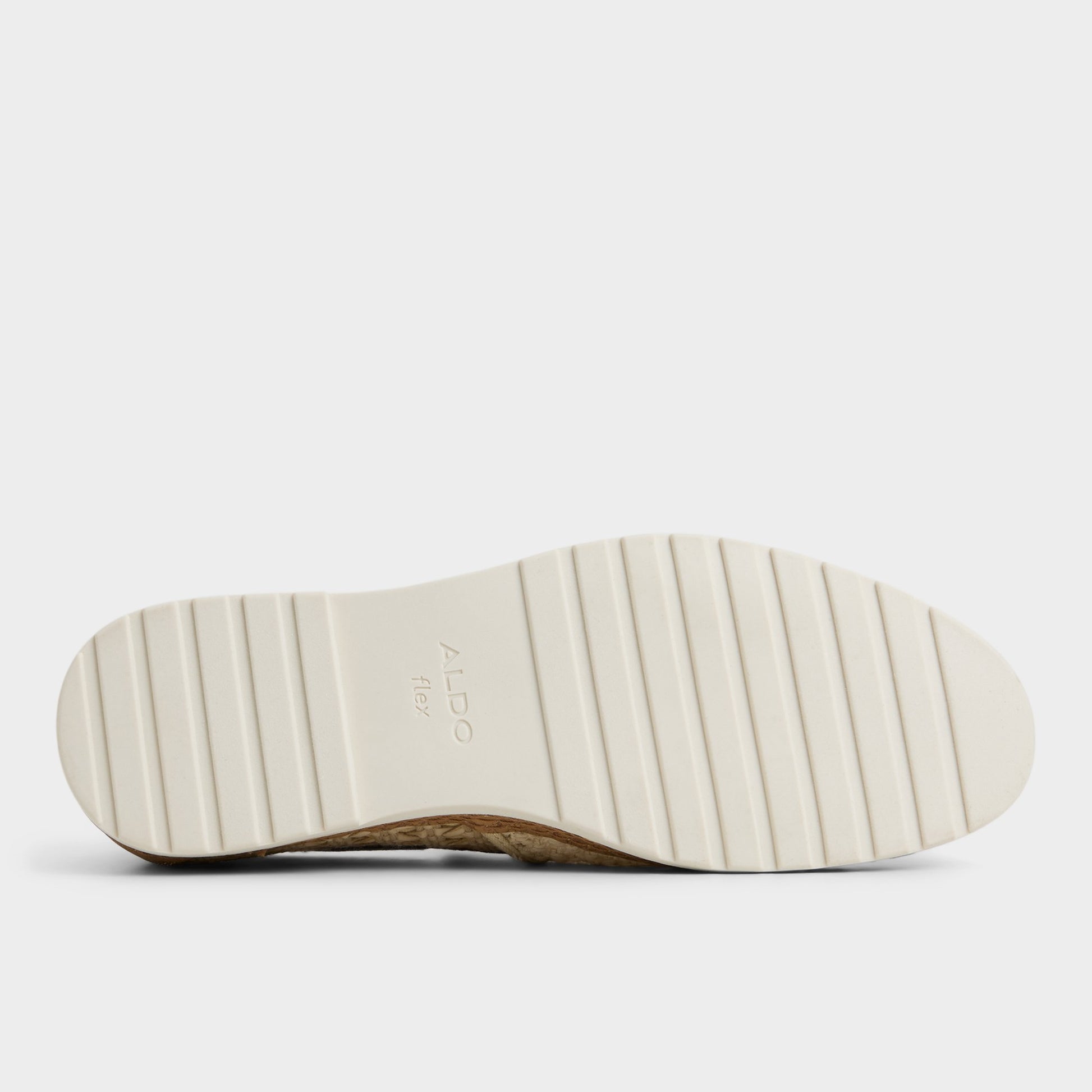 View of Beige Kianou Espadrille's sole