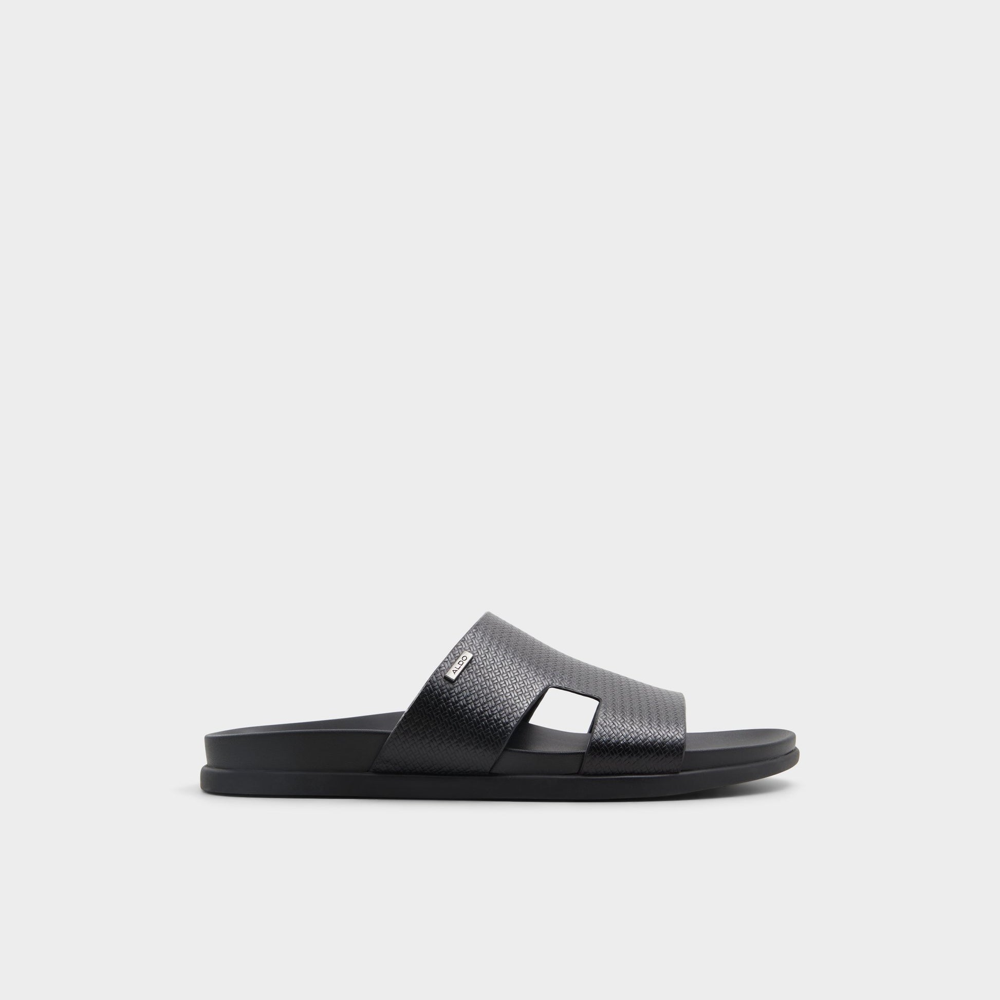Main View of Black Mondi Slide sandal for Mens