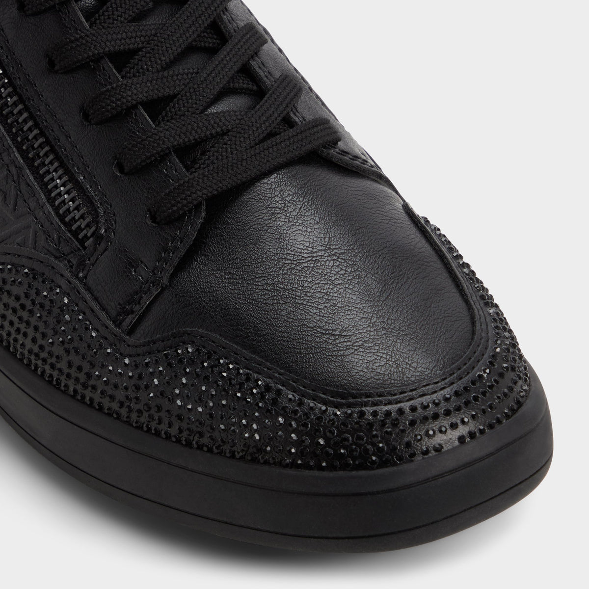 Close-up of the Other black Sauerbergg High top sneaker