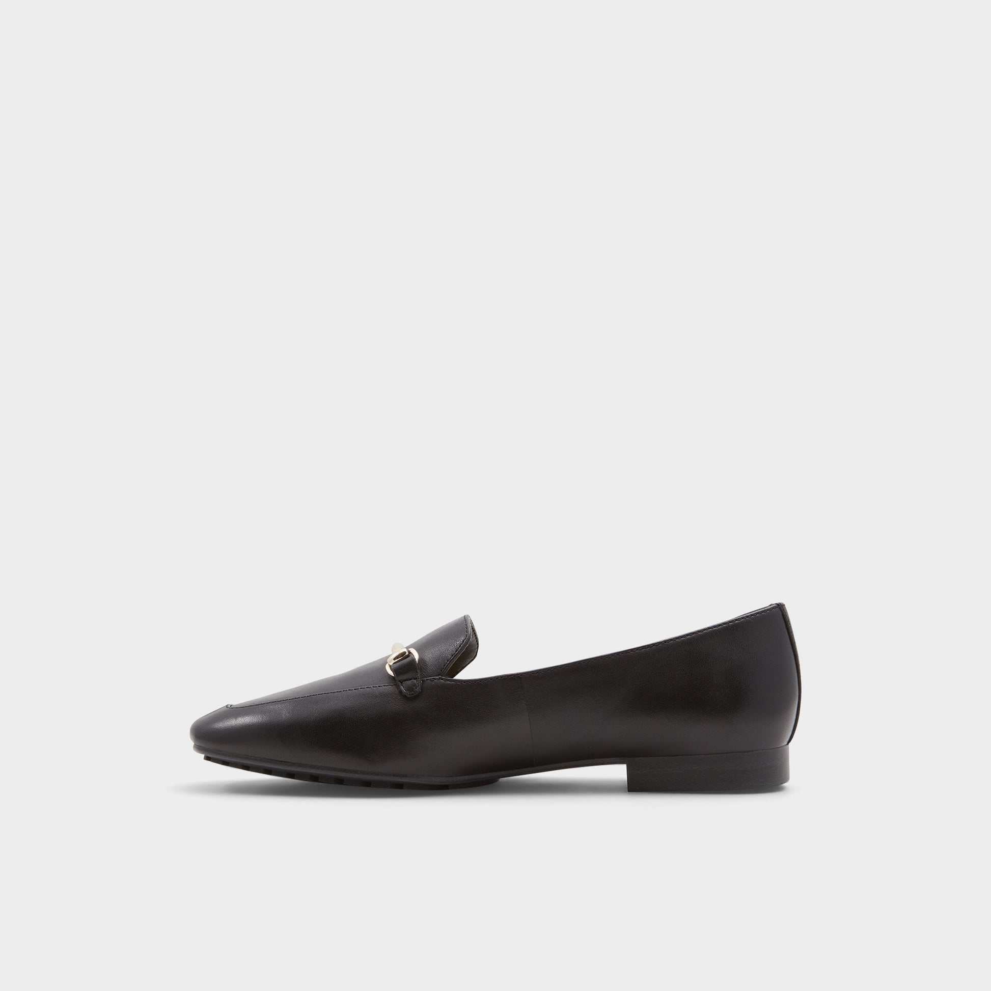 Side view of Black Harriot Loafer