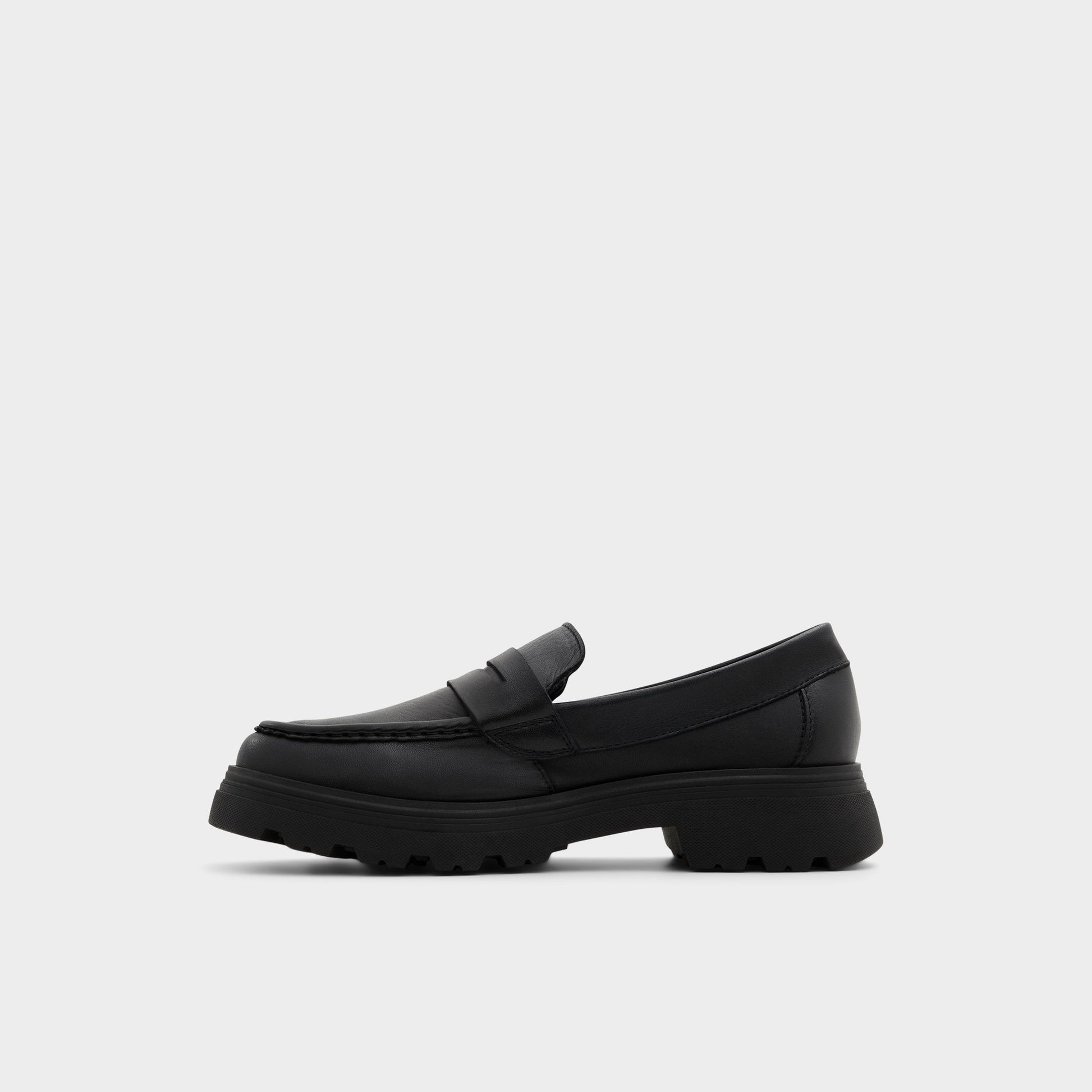 Side view of Black Biglect Loafer