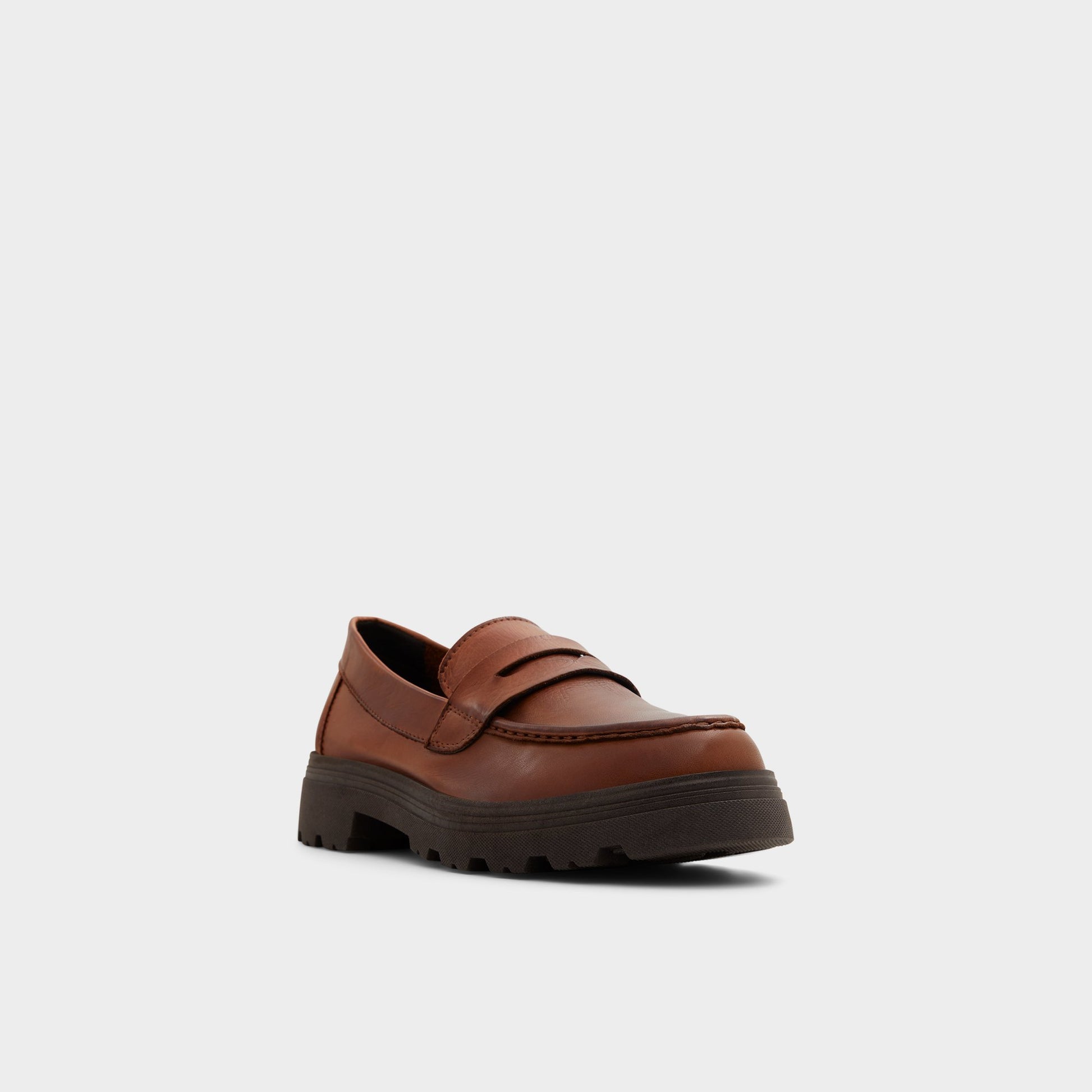 Three-quarter angle of Other Brown Biglect Loafer's front side