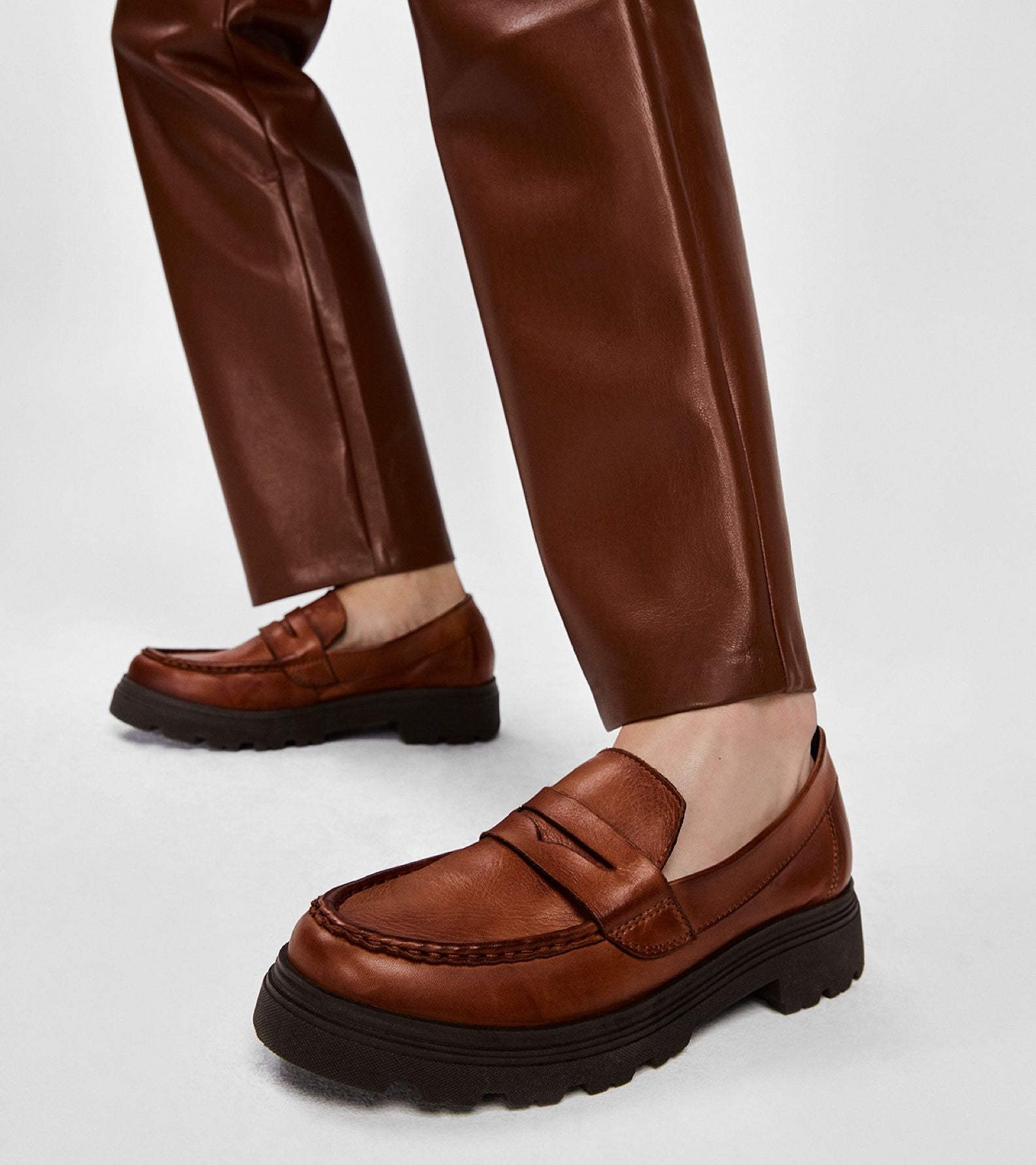 Biglect Other Brown Women's Loafers & Oxfords