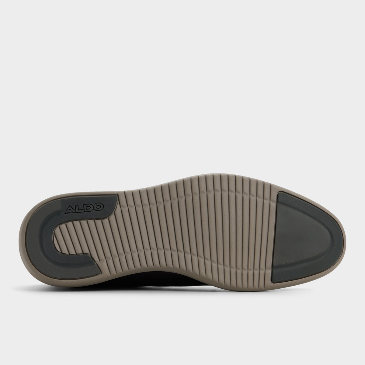 Vue de la semelle de Noir Rakersgrip Chaussure Oxford