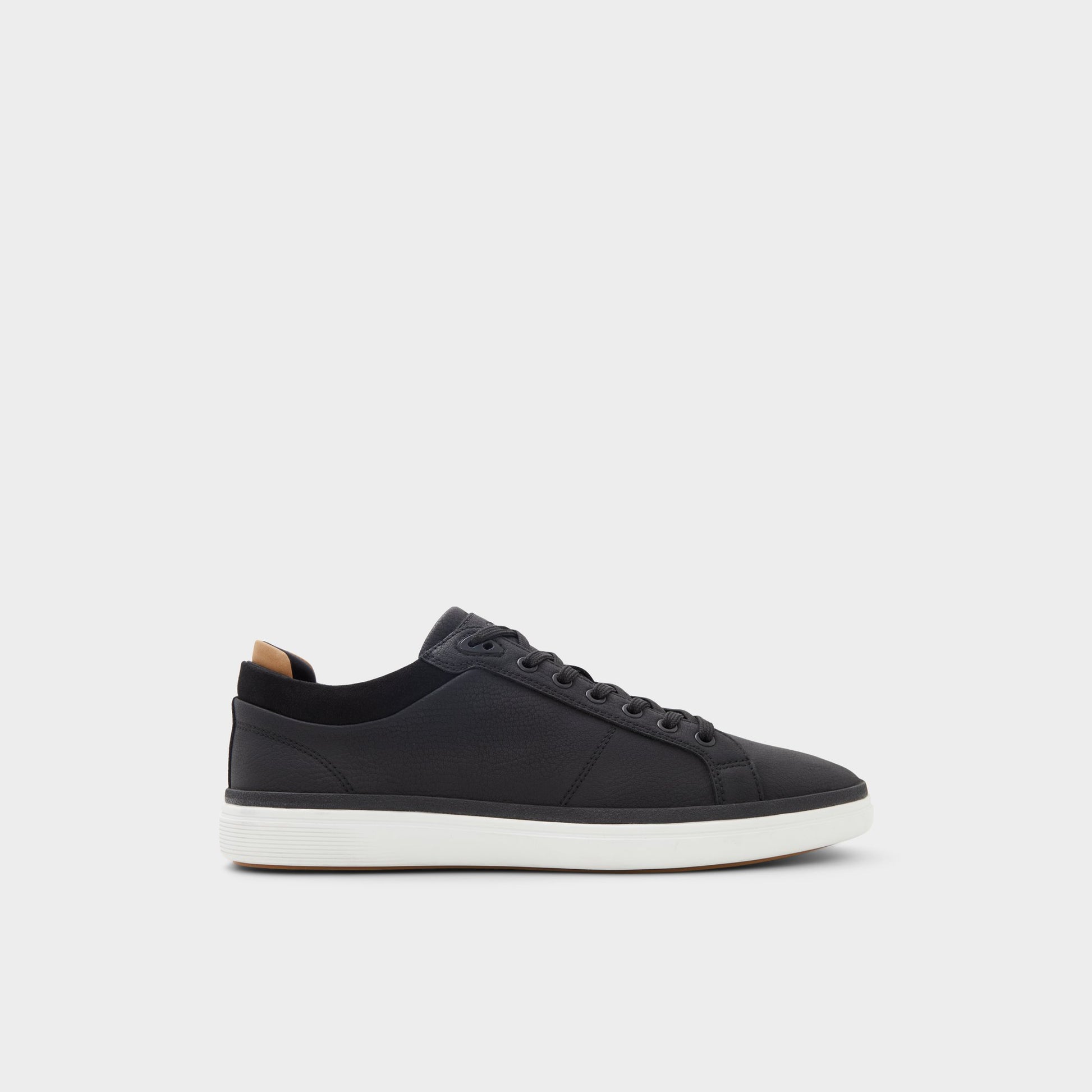 Main View of Black Finespec Low top sneaker for Mens